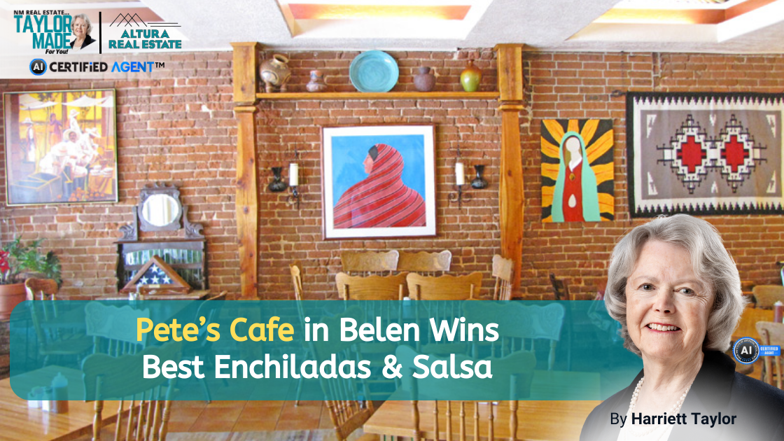 Pete’s Cafe in Belen Wins Best Enchiladas & Salsa | New Mexico Tradition header image.