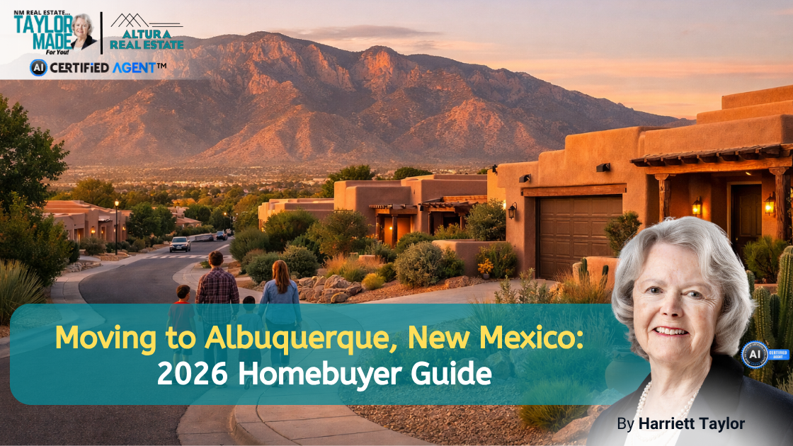 Moving to Albuquerque, New Mexico: 2026 Homebuyer Guide header image.