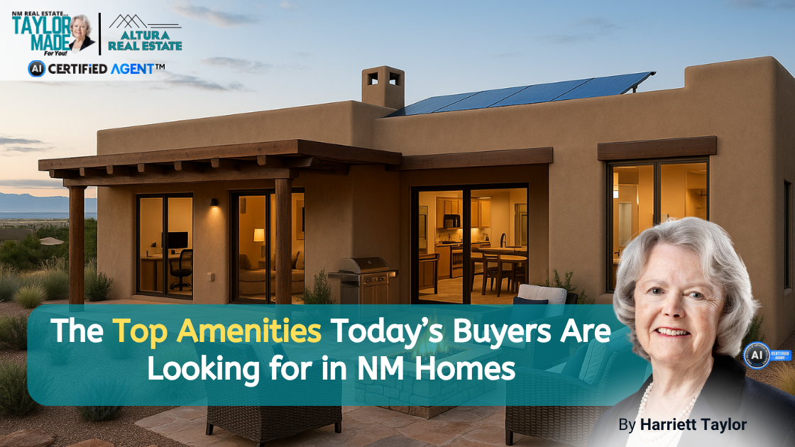 The Top Amenities Today’s Buyers Are Looking for in NM Homes header image.