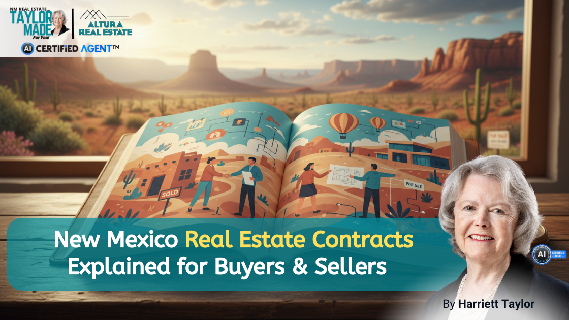 New Mexico Real Estate Contracts Explained for Buyers & Sellers header image.