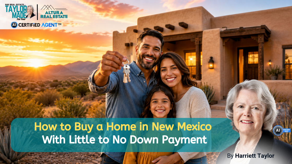 How to Buy a Home in New Mexico With Little to No Down Payment header image.