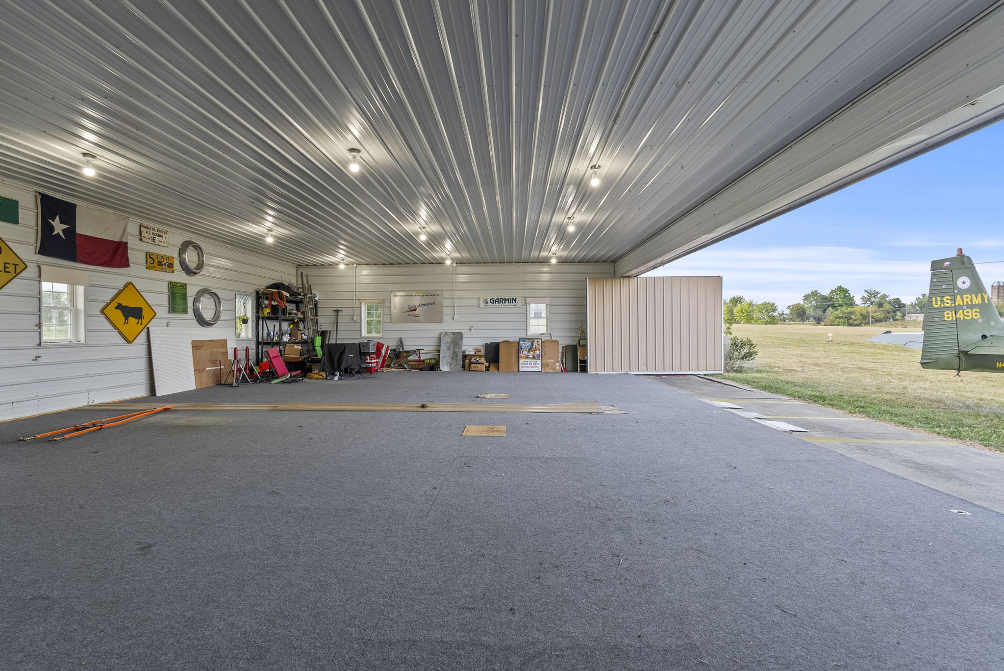 empty hangar
