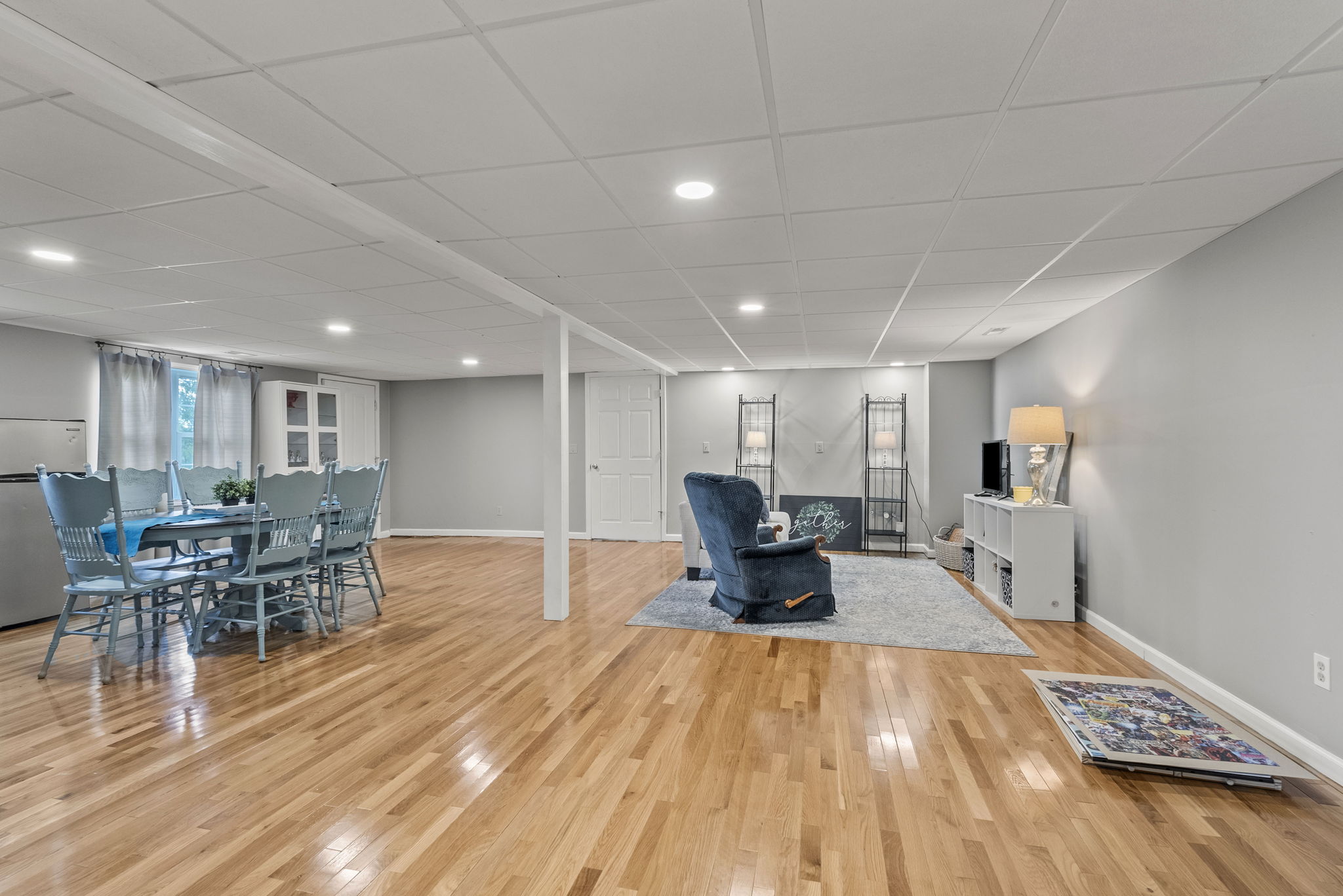 lower level open living area