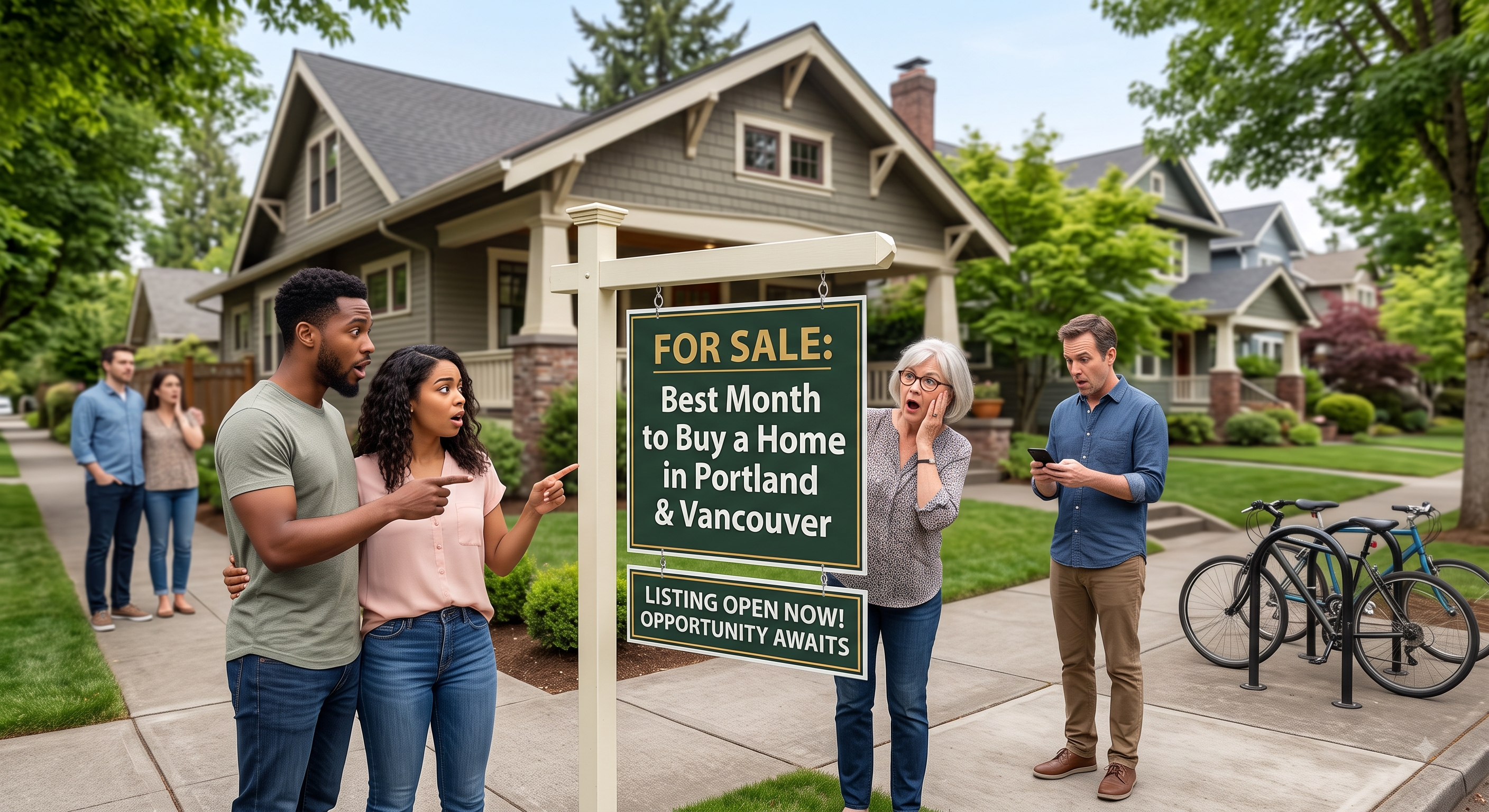 Best Month to Buy a Home in Portland & Vancouver header image.