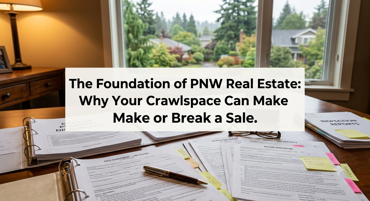 The Foundation of PNW Real Estate: Why Your Crawlspace Can Make or Break a Sale header image.