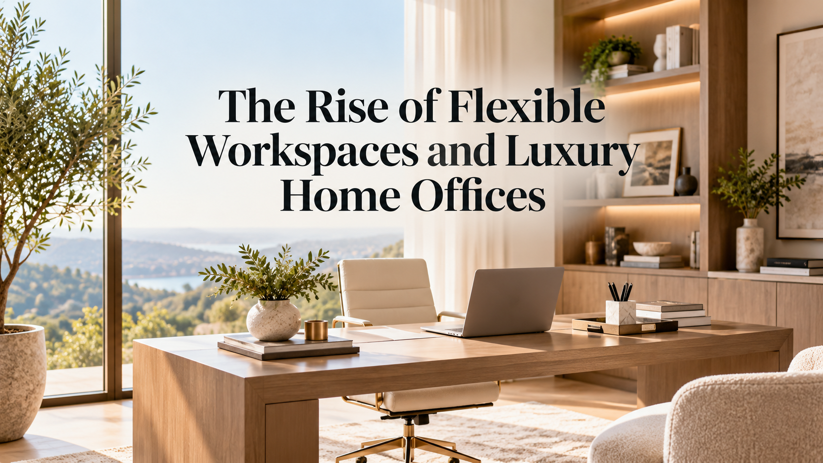 The Rise of Flexible Workspaces and Luxury Home Offices header image.