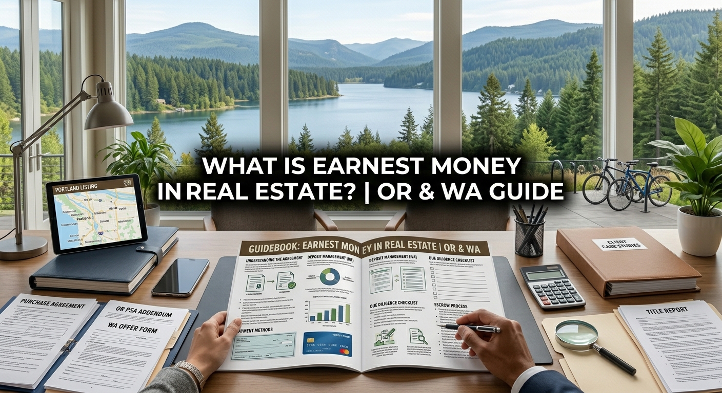 What is Earnest Money in Real Estate? | OR & WA Guide header image.