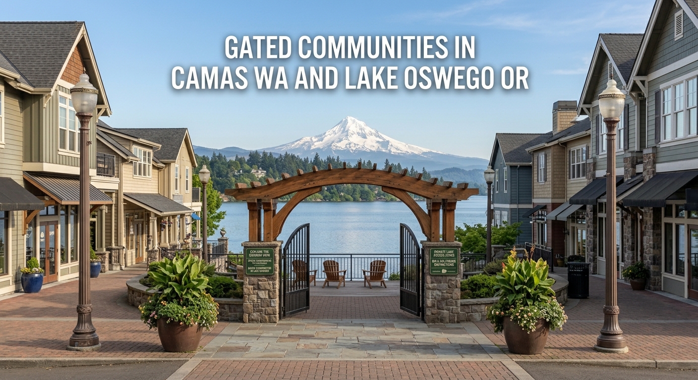 The Pros and Cons of Gated Communities in Camas and Lake Oswego header image.