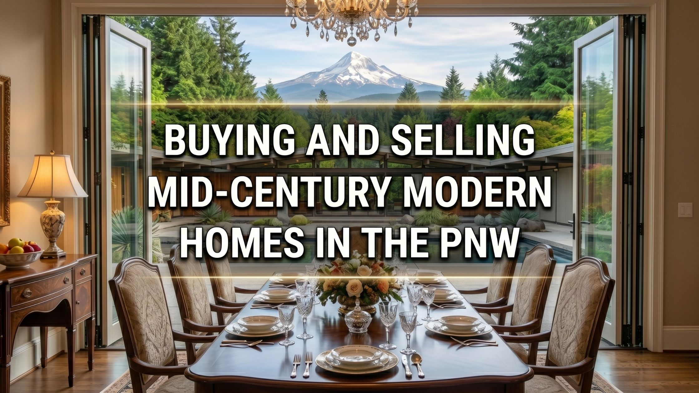 Buying and Selling Mid-Century Modern Homes in the PNW header image.