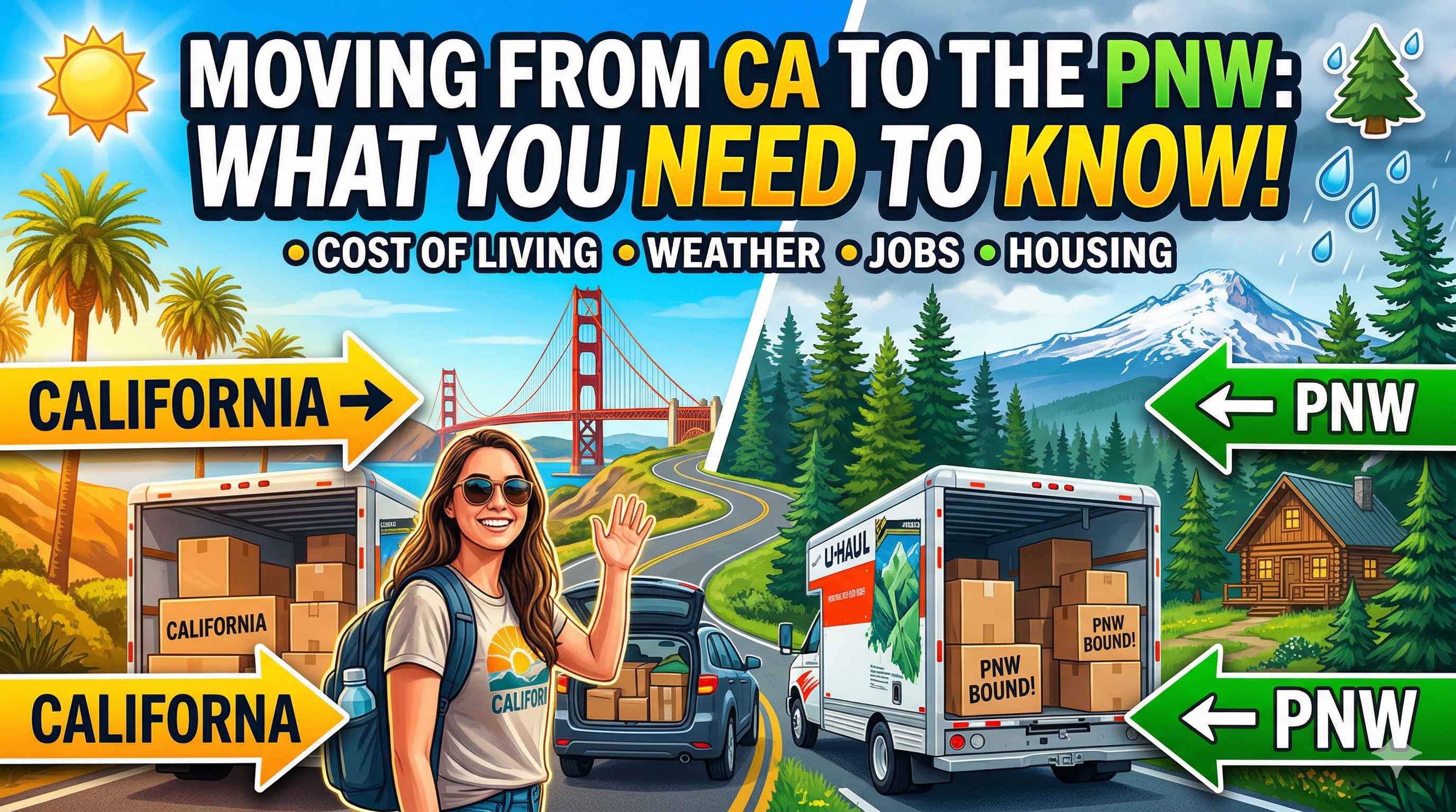 Moving from California to the PNW: What You Need to Know header image.