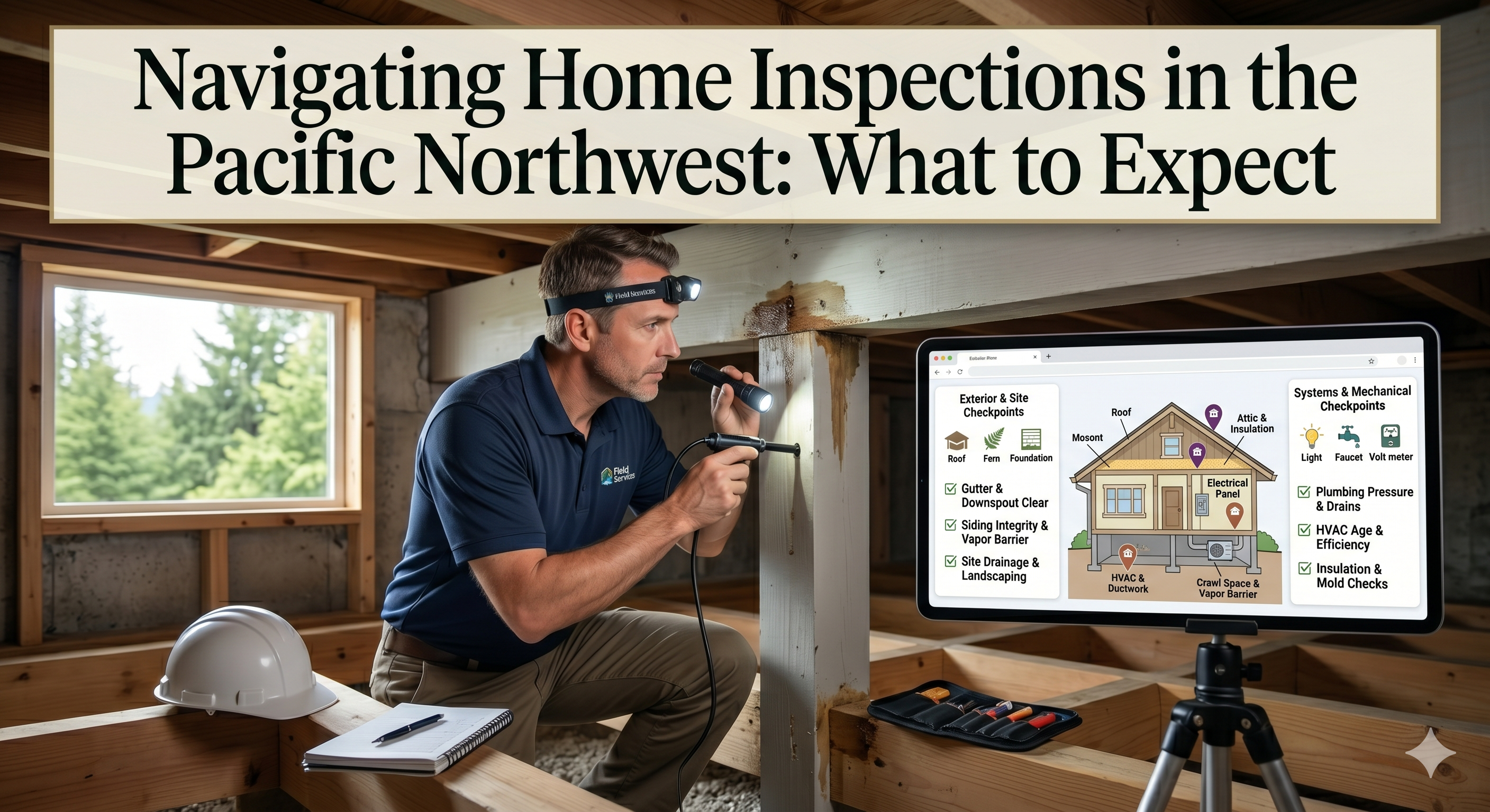 Navigating Home Inspections in the Pacific Northwest: What to Expect header image.