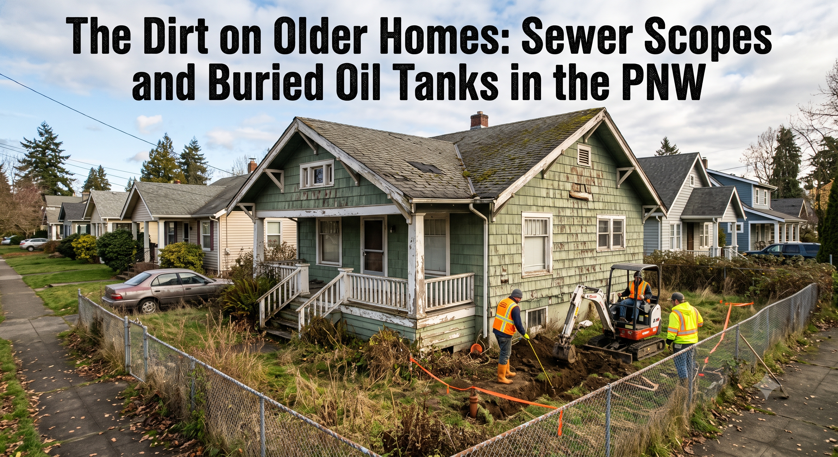 The Dirt on Older Homes: Sewer Scopes and Buried Oil Tanks in the PNW header image.