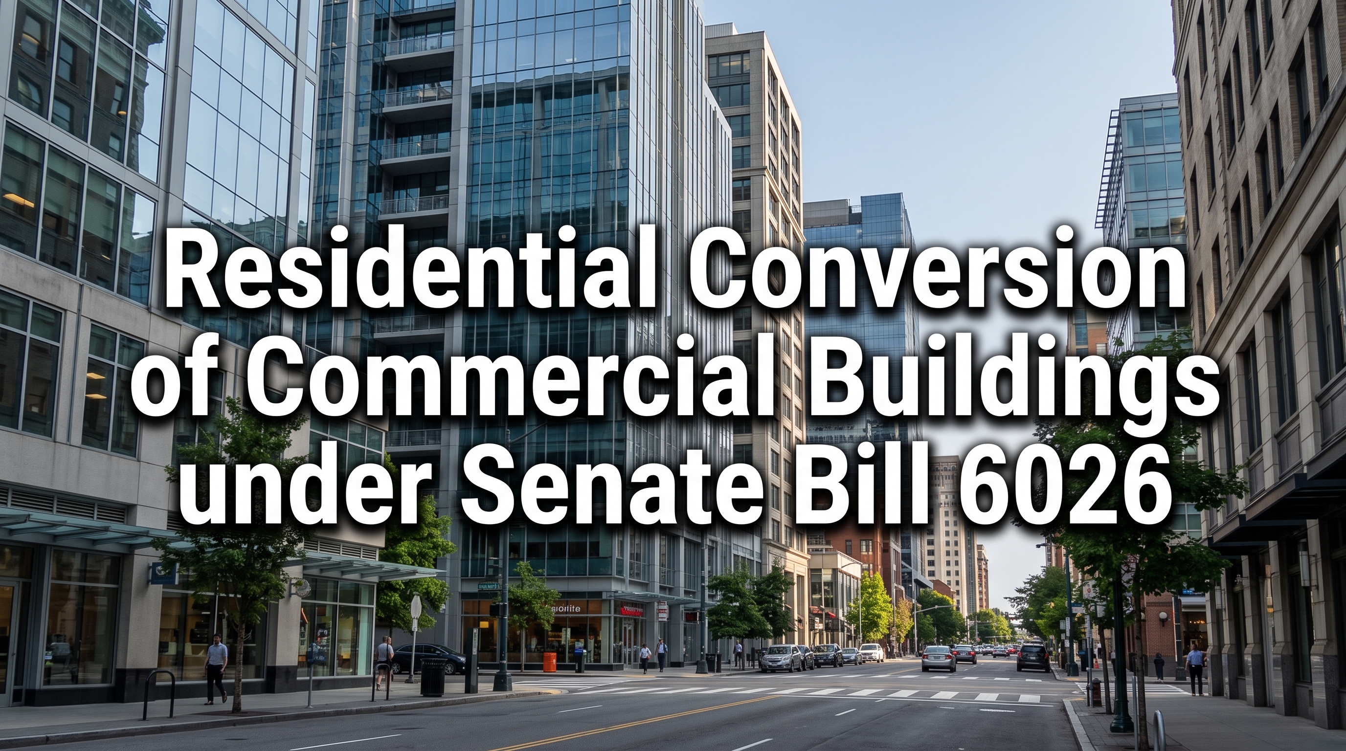 Residential Conversion of Commercial Buildings under Senate Bill 6026 header image.
