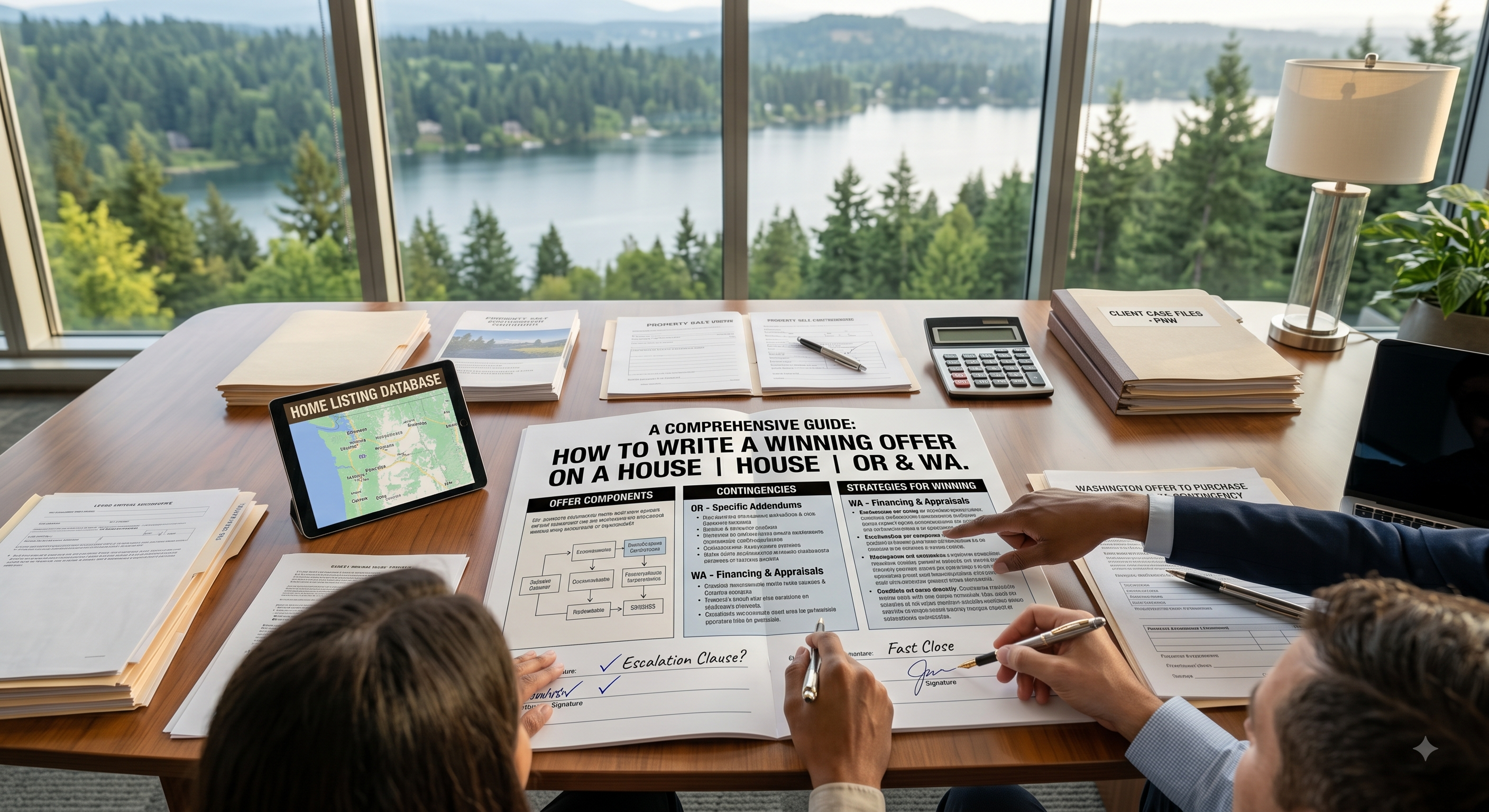 How to Write a Winning Offer on a House | OR & WA header image.