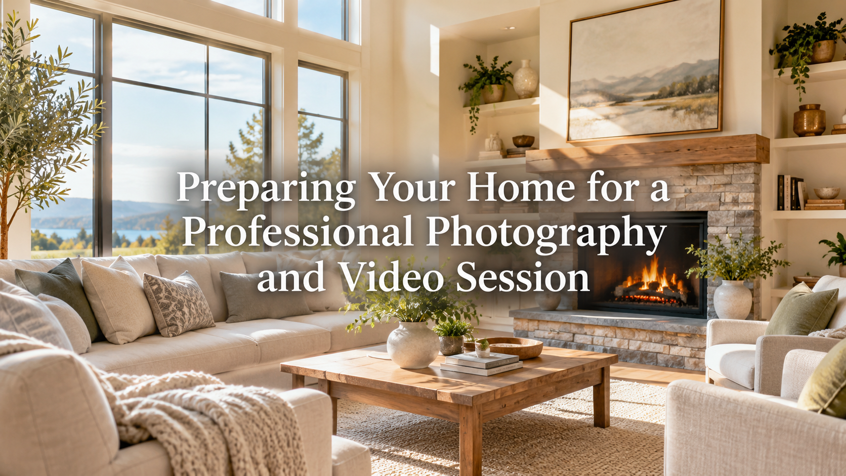 Preparing Your Home for a Professional Photography and Video Session header image.
