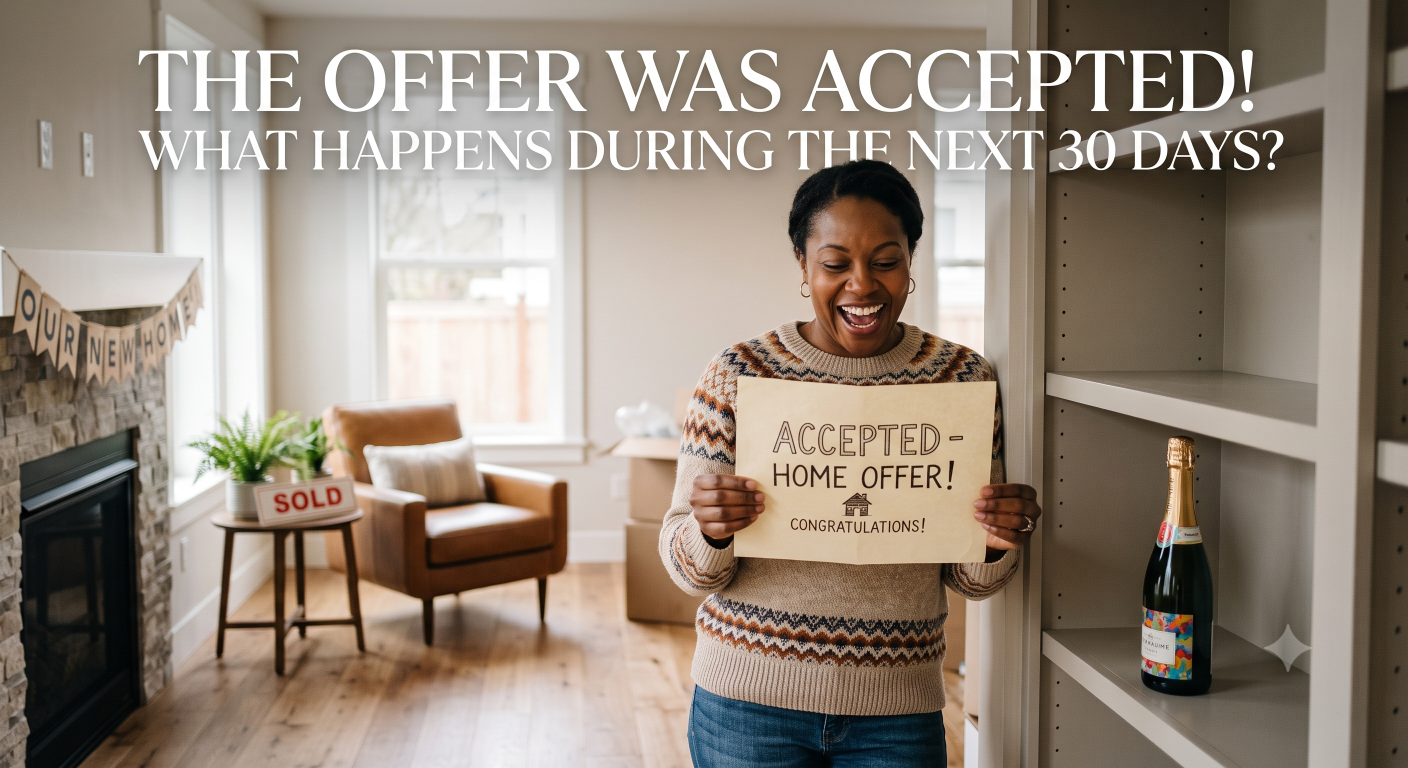 The Offer Was Accepted! What Happens During the Next 30 Days? header image.