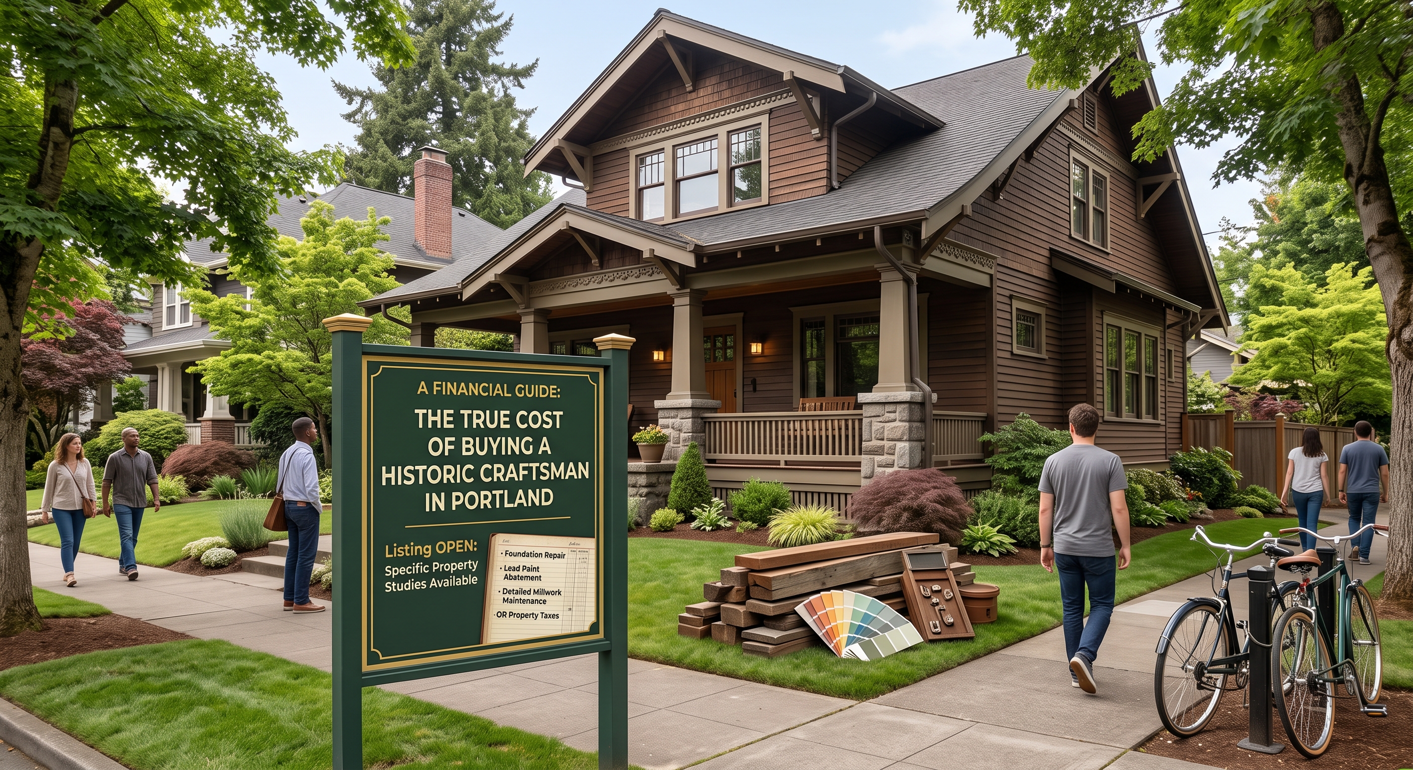 The True Cost of Buying a Historic Craftsman in Portland header image.
