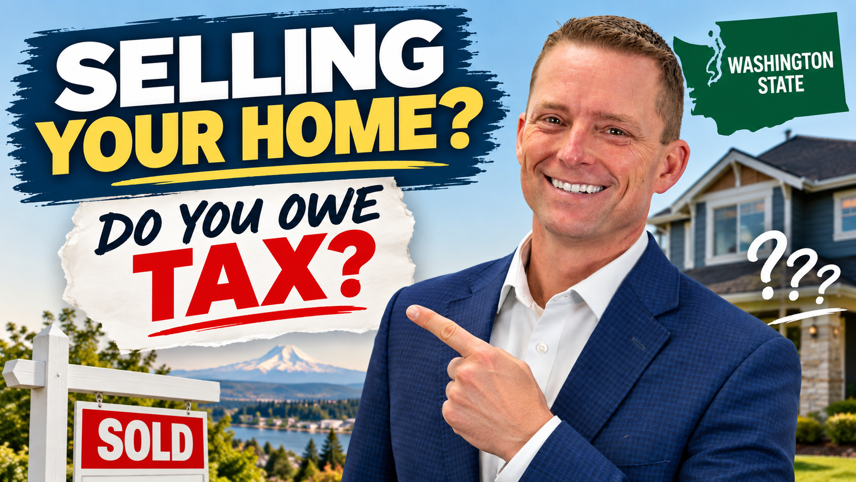 Selling a House in Washington State: Capital Gains & Taxes Explained header image.