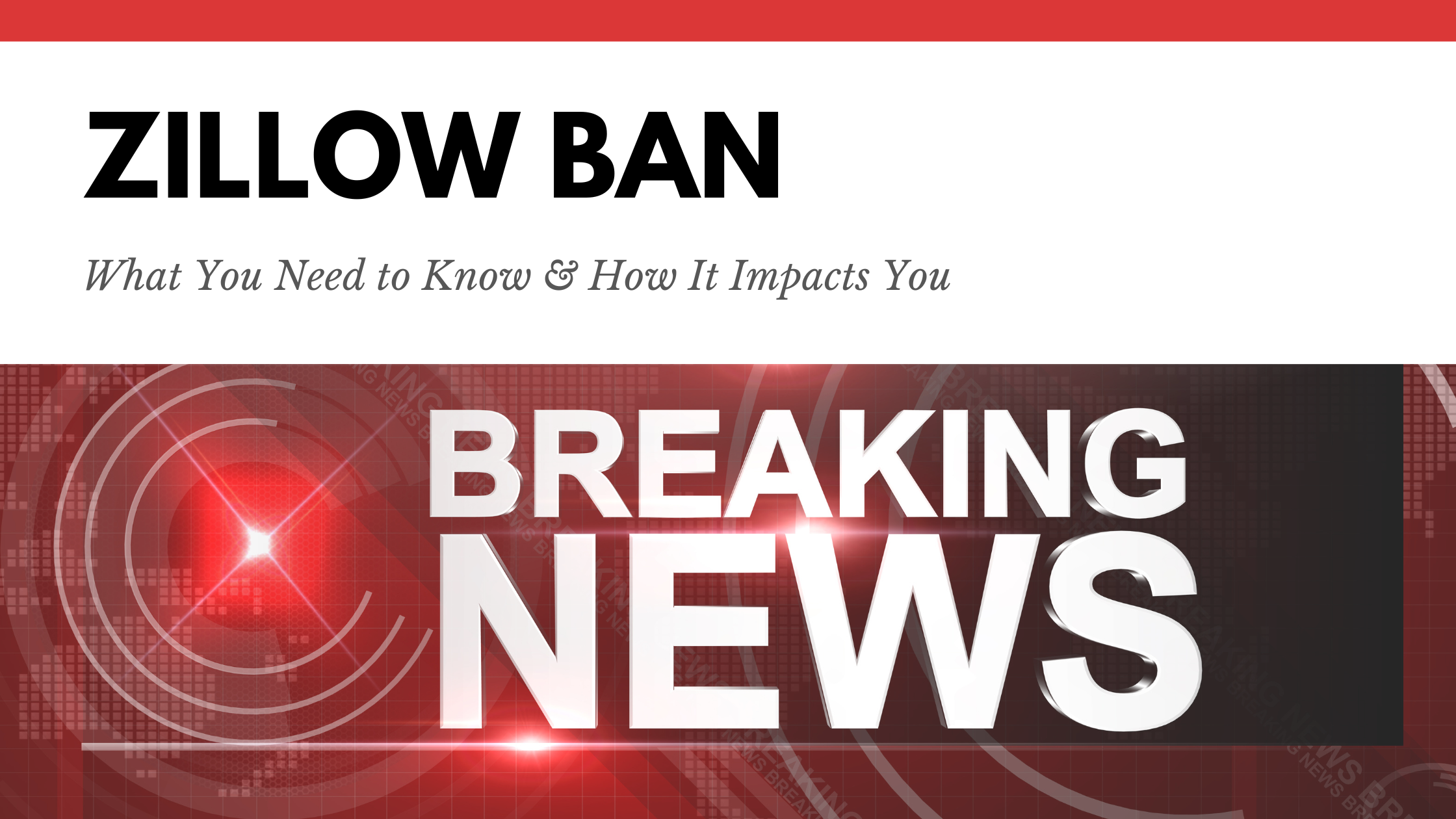 Zillow & Redfin Ban Pocket Listings: What Buyers and Sellers Need to Know header image.