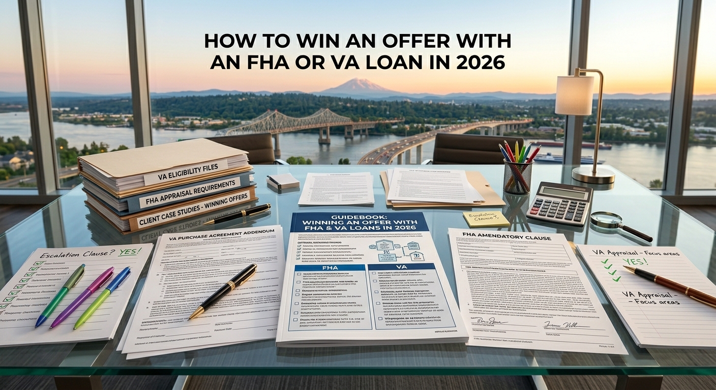 How to Win an Offer with FHA or VA Loans | OR & WA header image.