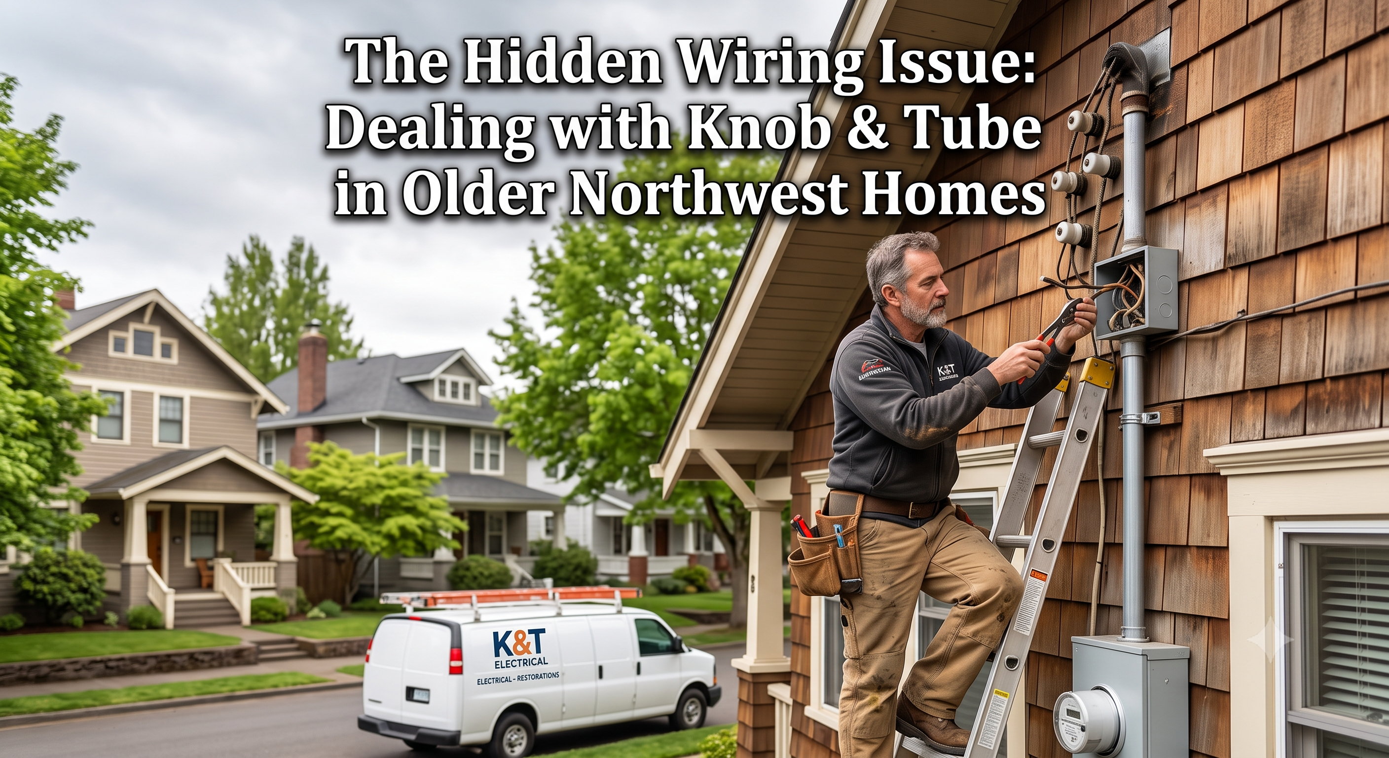 The Hidden Wiring Issue: Dealing with Knob & Tube in Older Northwest Homes header image.