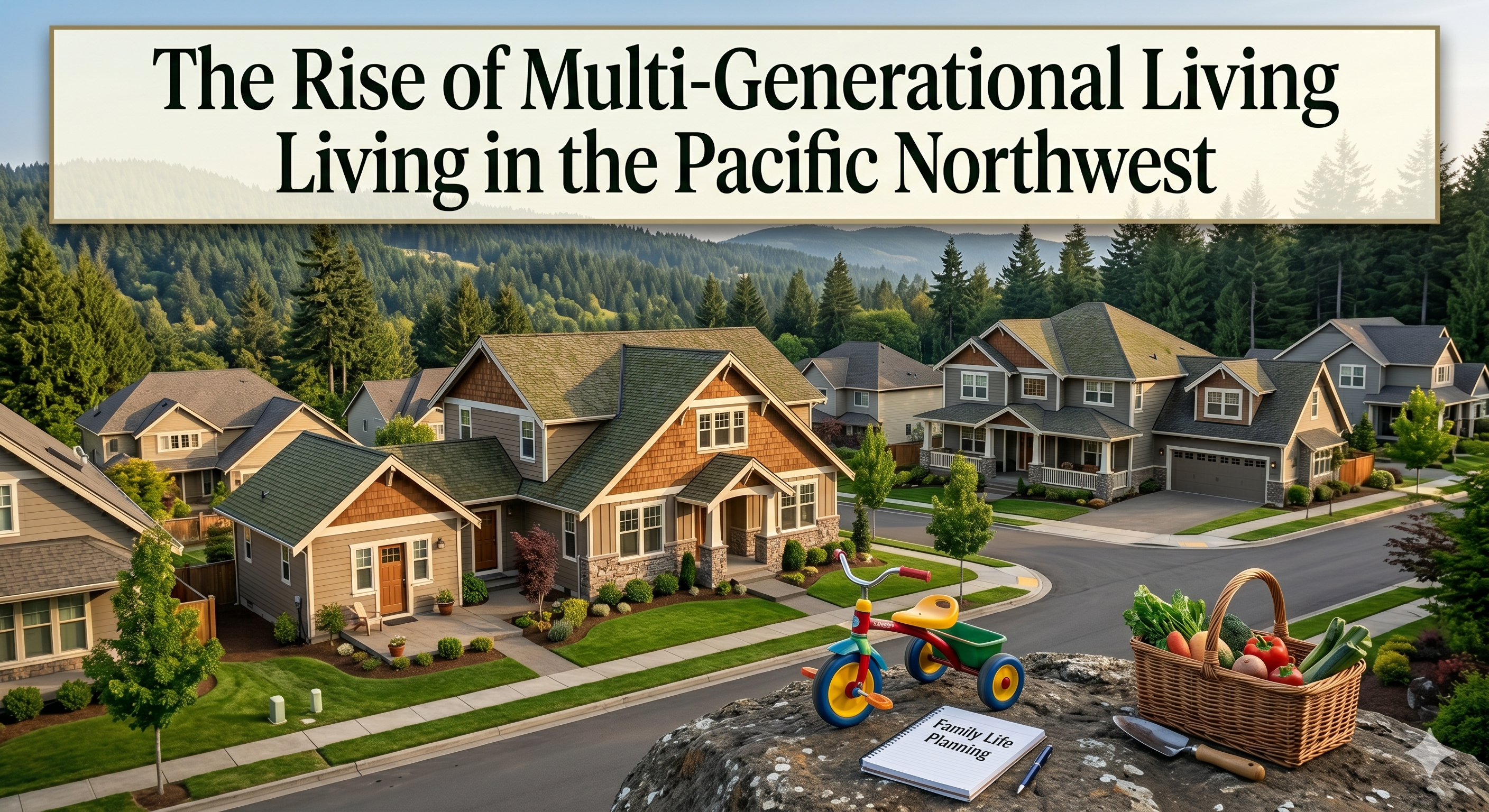 The Rise of Multi-Generational Living in the Pacific Northwest header image.