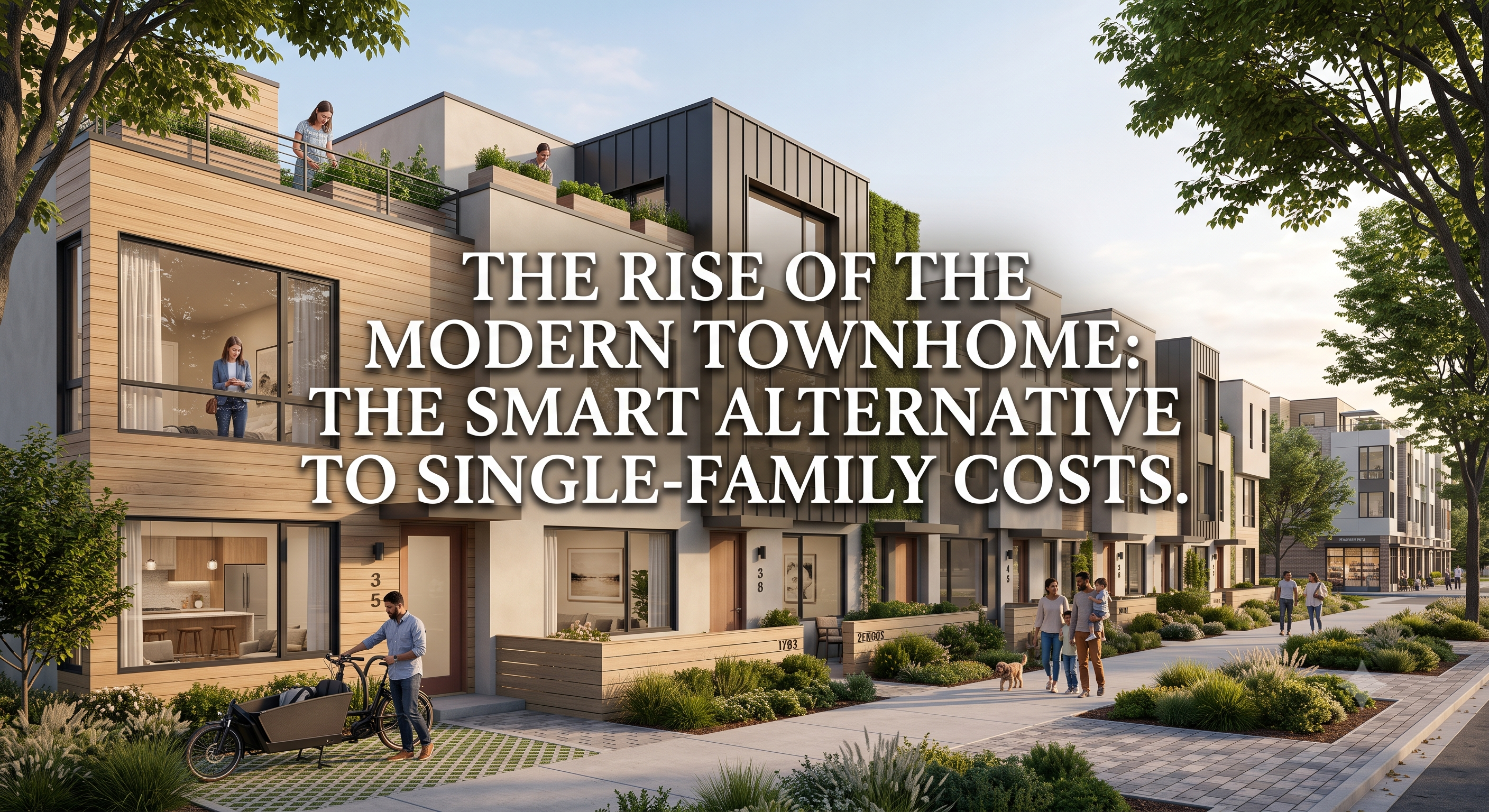 The Rise of the Modern Townhome: The Smart Alternative to Single-Family Costs header image.