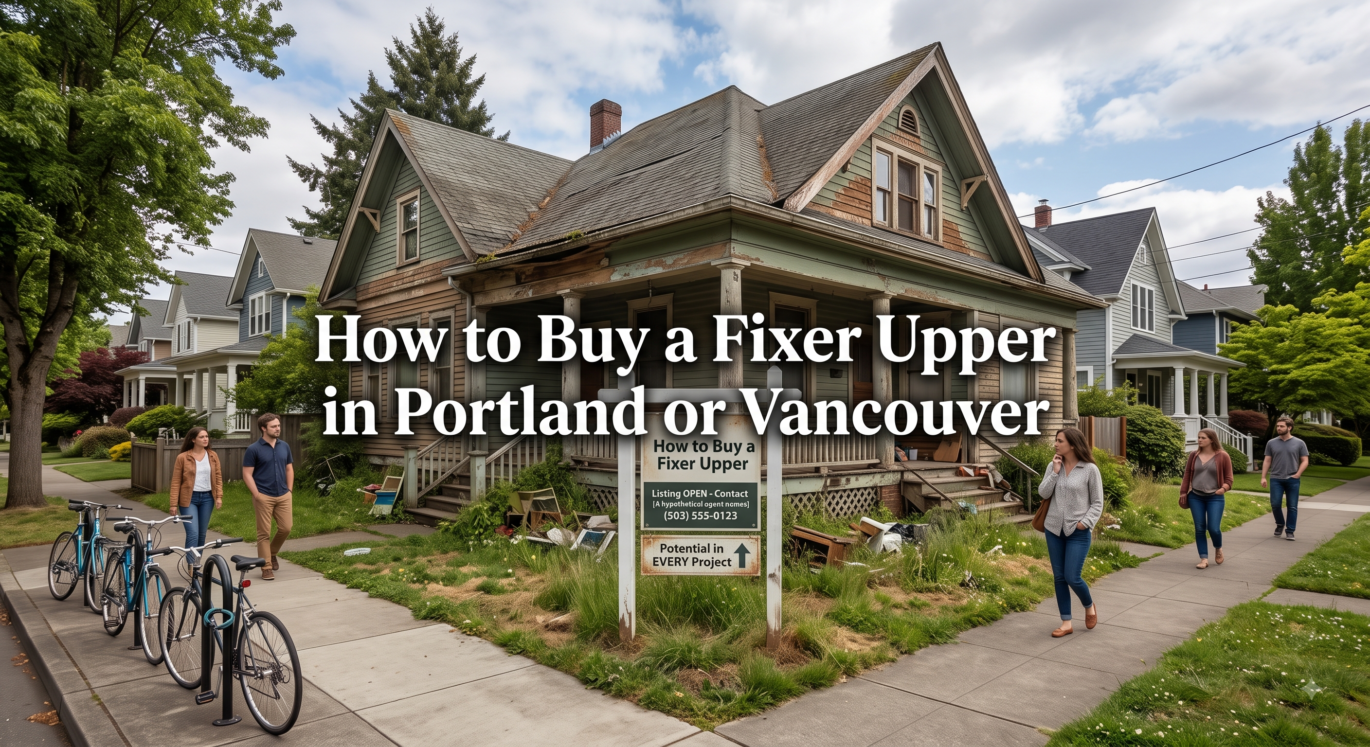 How to Buy a Fixer Upper in Portland or Vancouver header image.