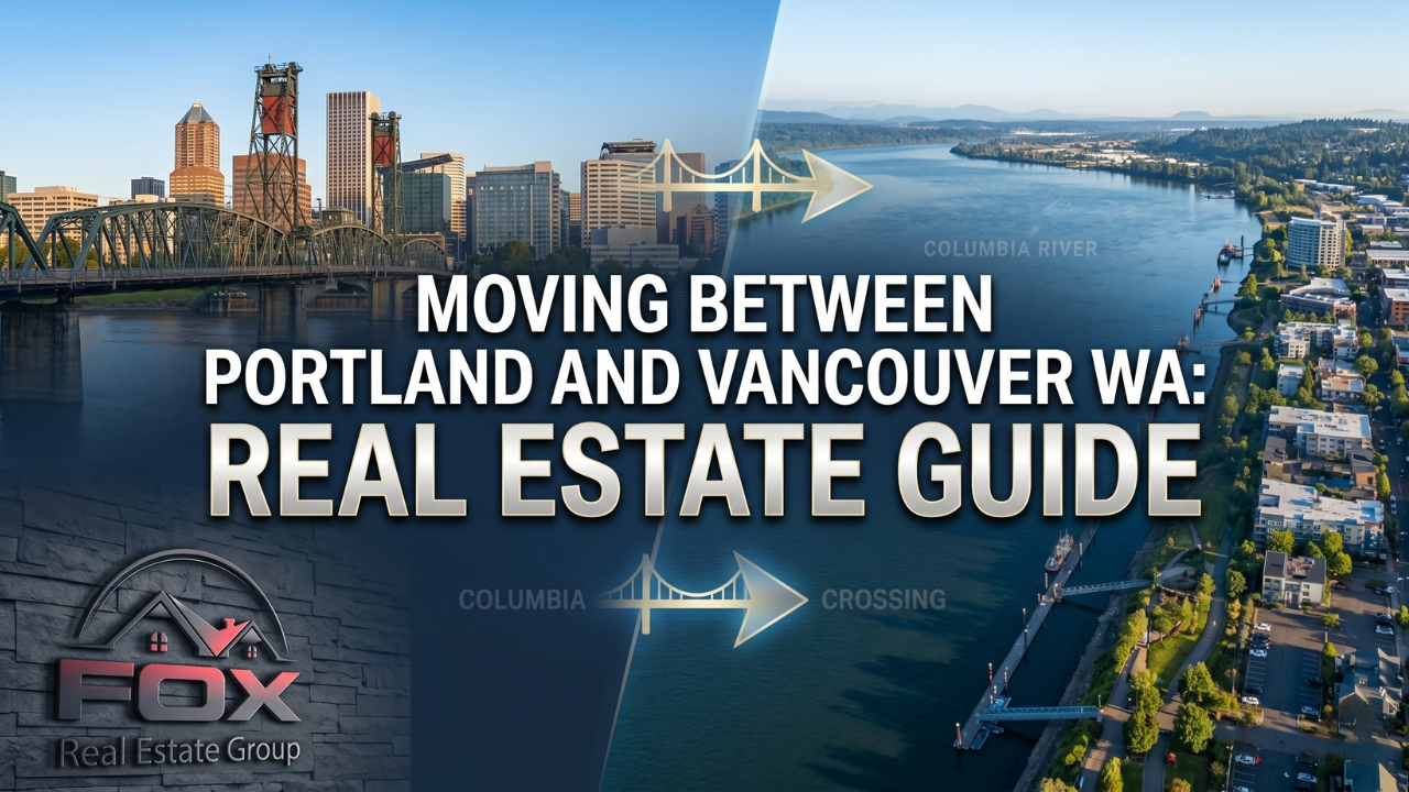 Moving Between Portland and Vancouver WA: Real Estate Guide header image.