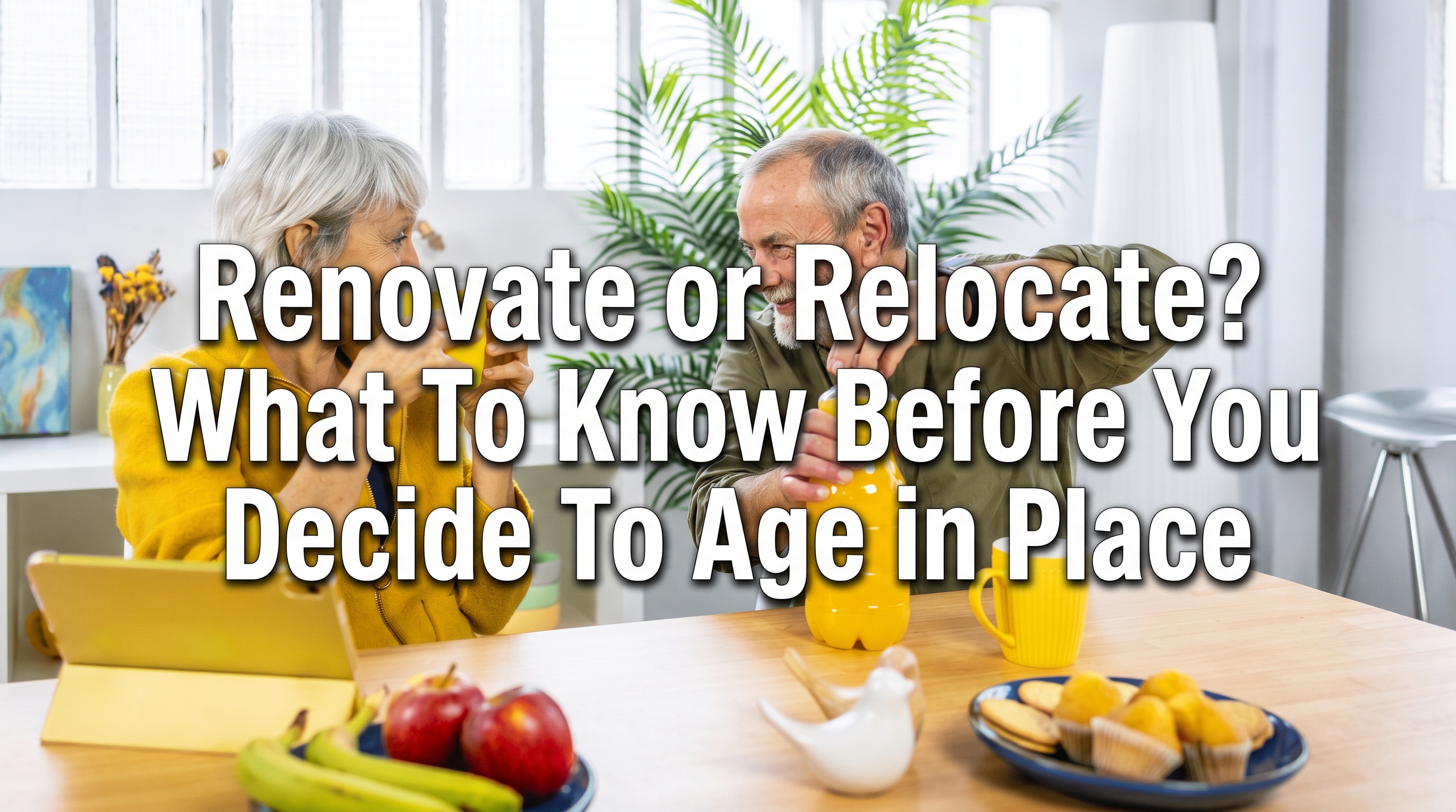 Renovate or Relocate? What To Know Before You Decide To Age in Place header image.