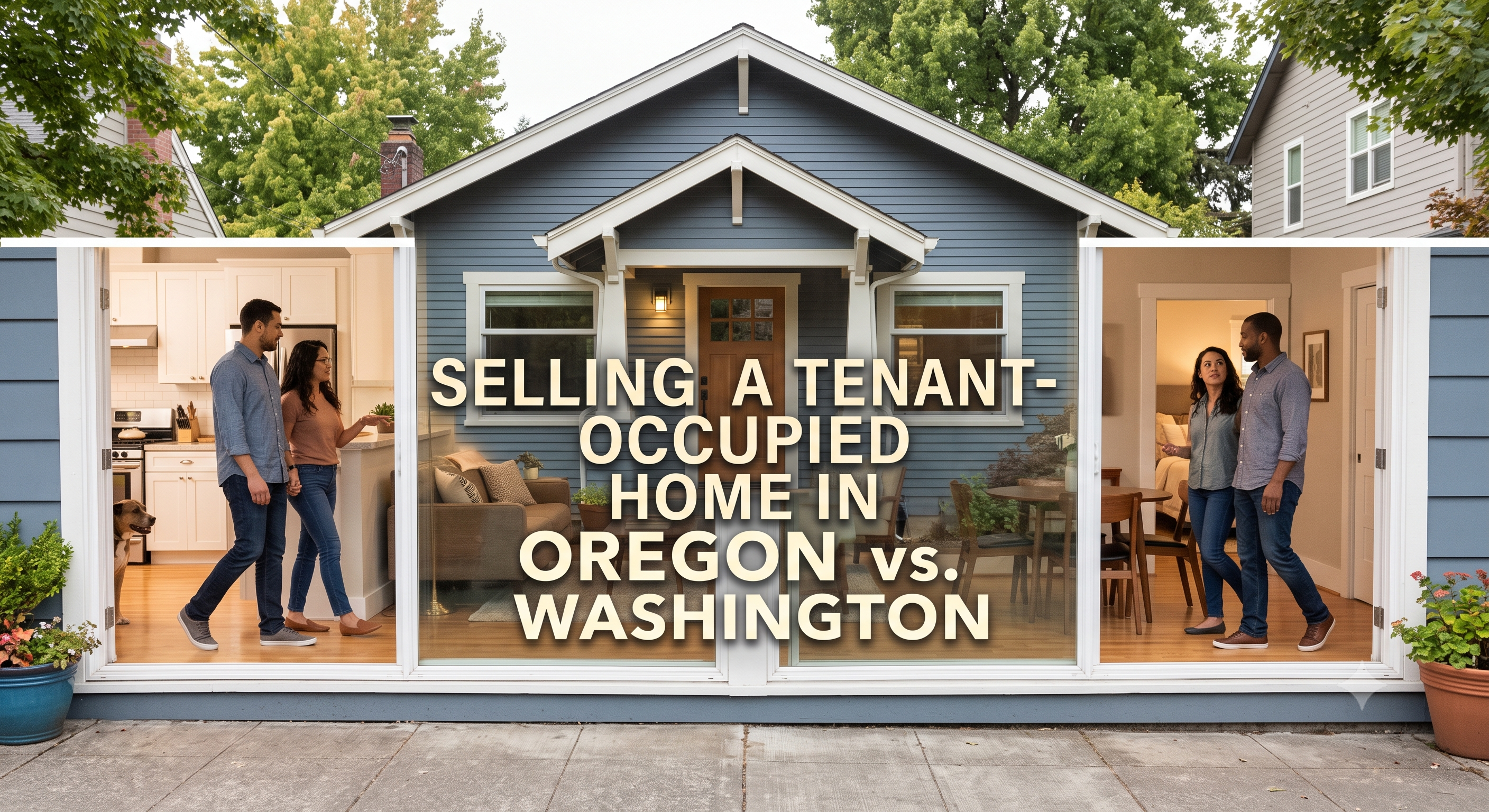Selling a Tenant-Occupied Home in Oregon vs. Washington header image.