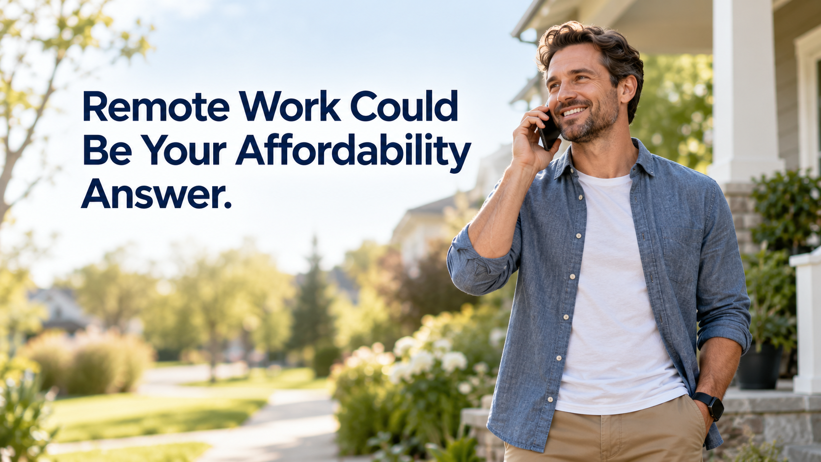 Remote Work Could Be Your Affordability Answer header image.