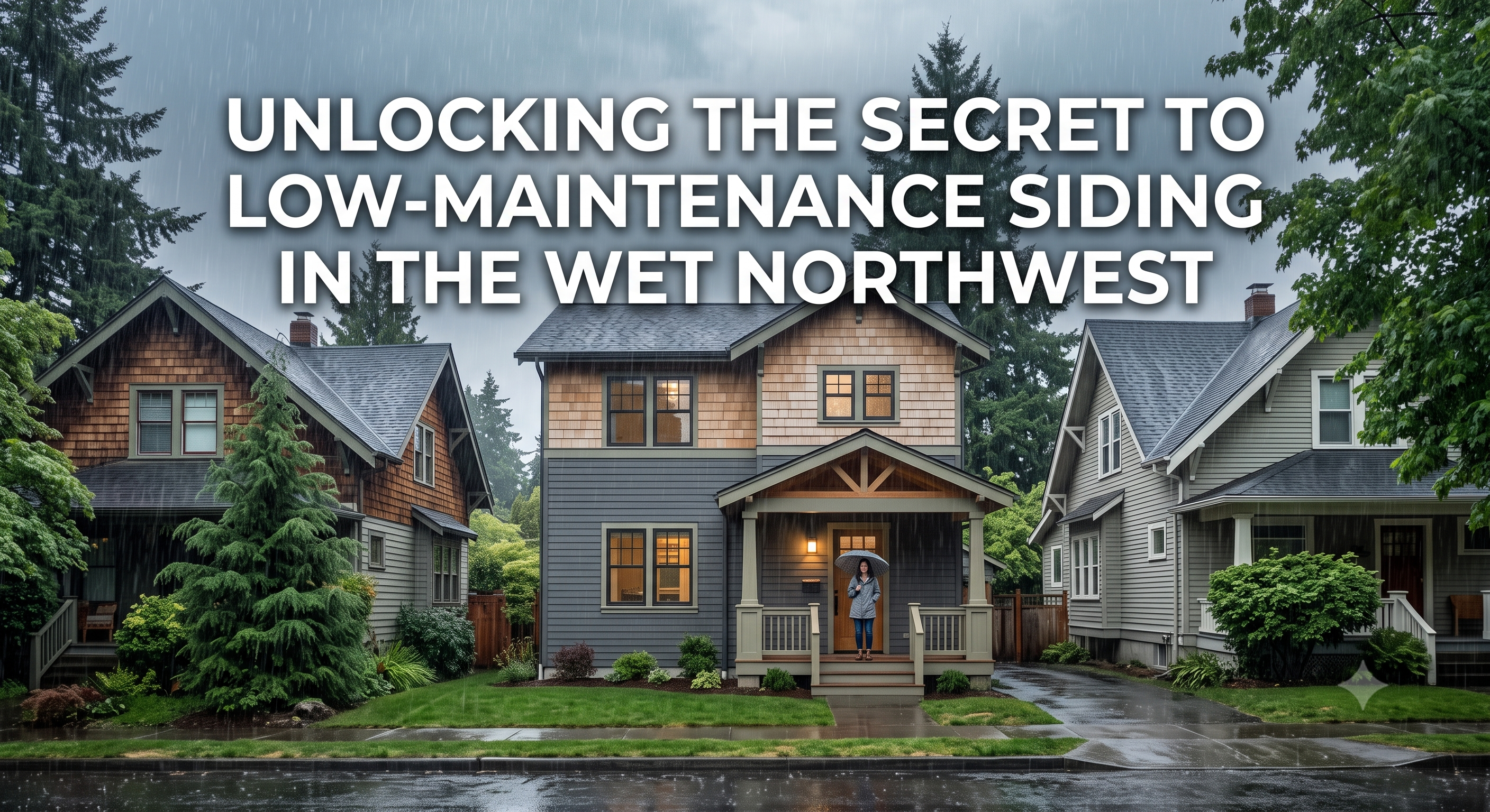 Unlocking the Secret to Low-Maintenance Siding in the Wet Northwest header image.