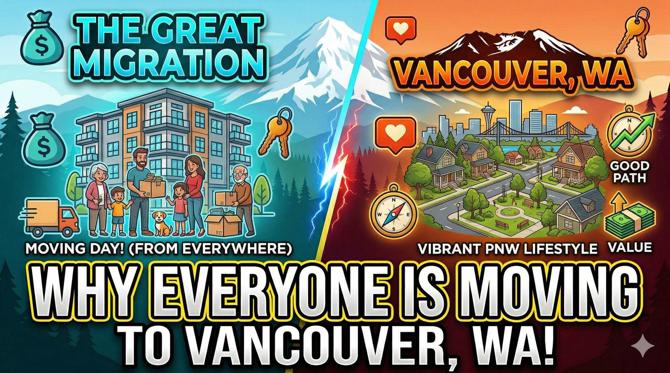 The Great Migration: Why Everyone is Moving to Vancouver, WA header image.