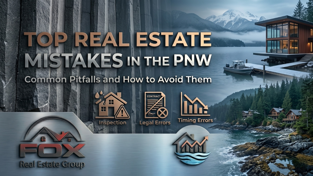 Top Real Estate Mistakes in the PNW header image.