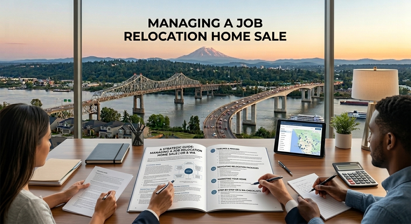 Managing a Job Relocation Home Sale header image.