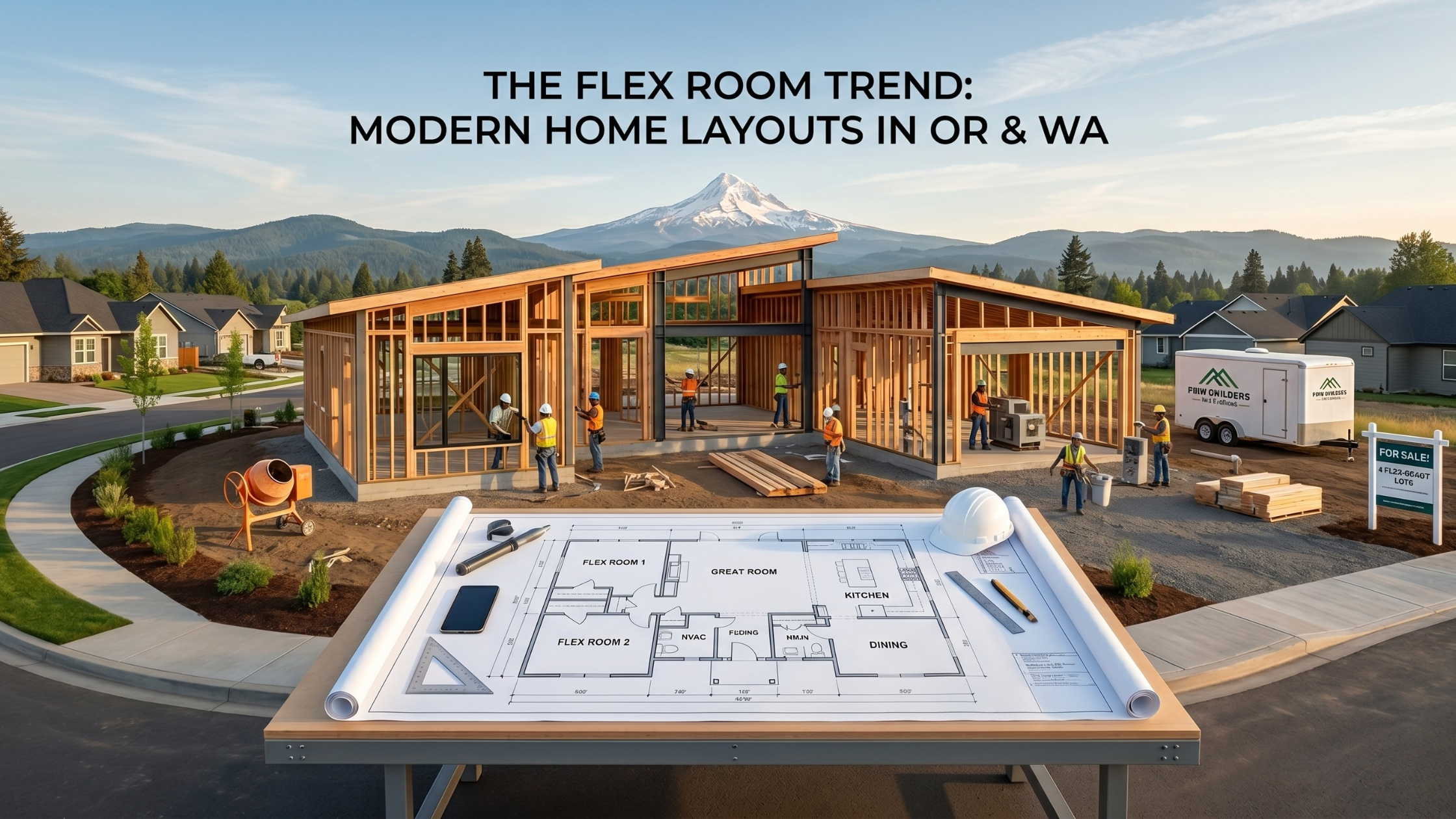 The Flex Room Trend: Modern Home Layouts in OR & WA header image.