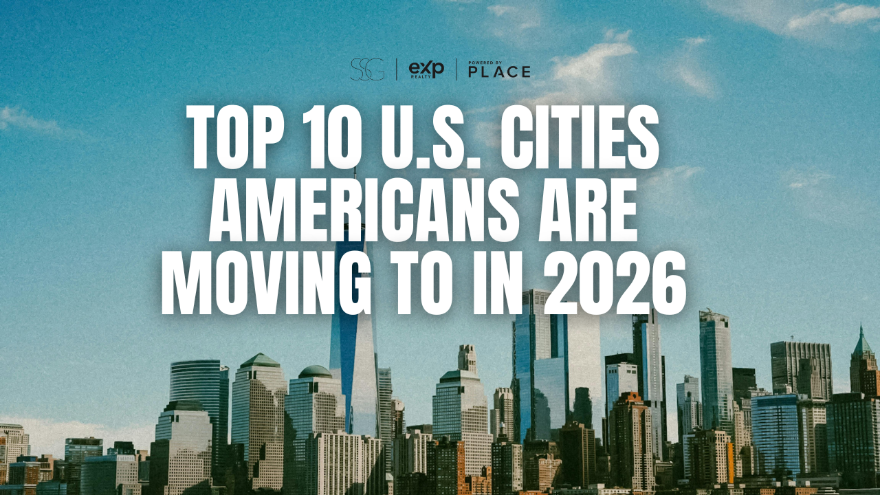 Top 10 U.S. Cities Americans Are Moving to in 2026 header image.