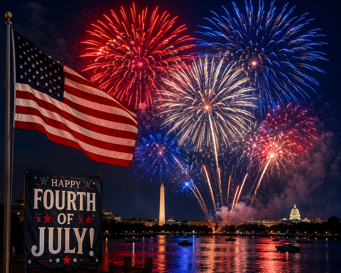 4th Of July Celebration in Tomball header image.