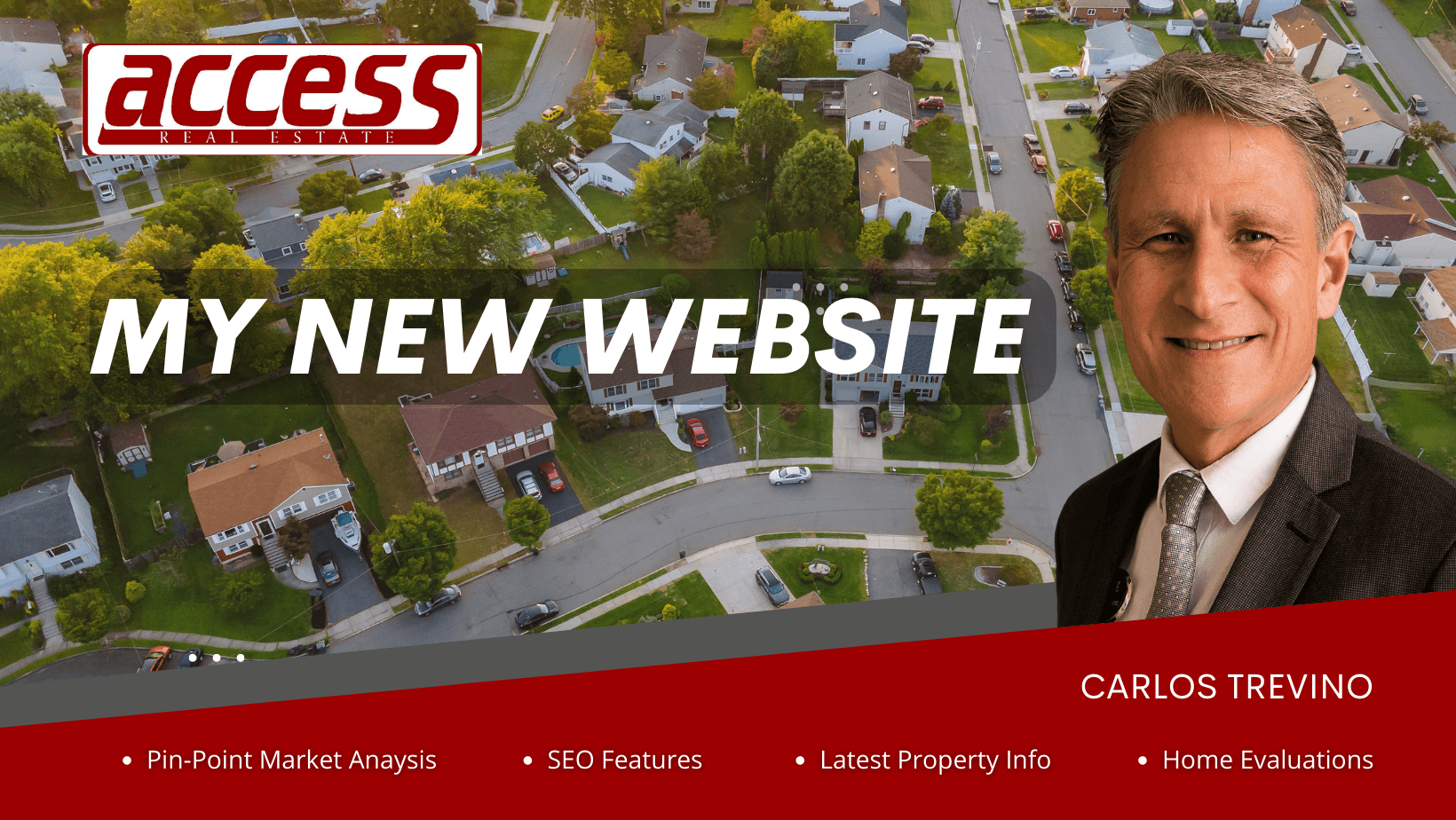 My New Website header image.