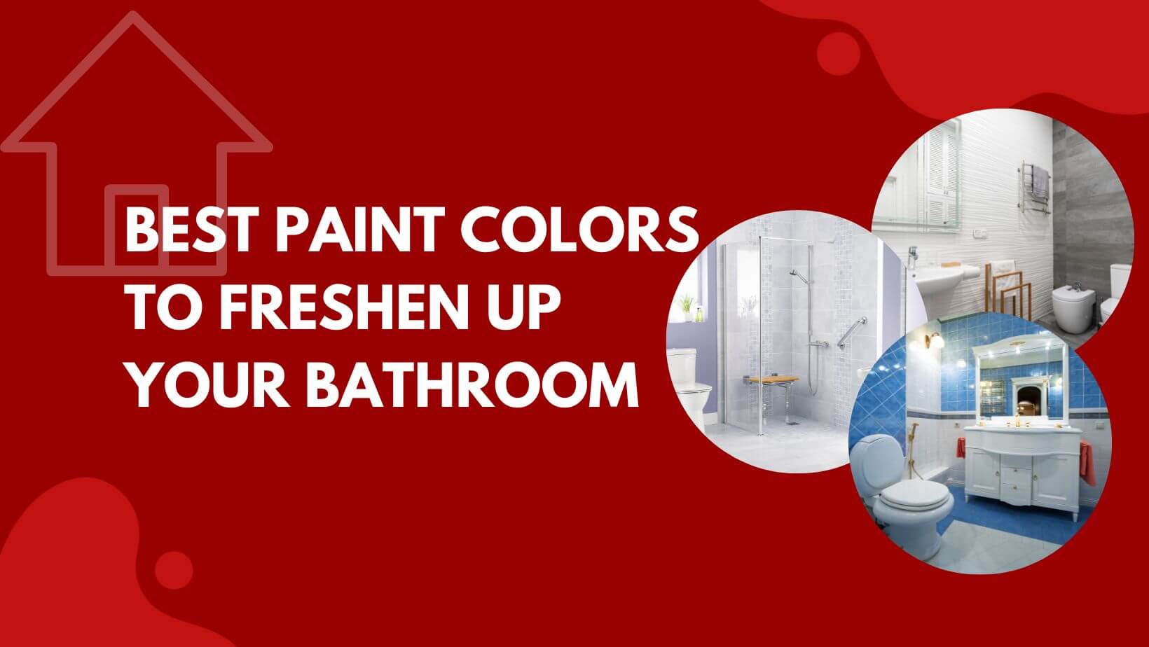The Best Paint Colors to Freshen Up Your Bathroom header image.