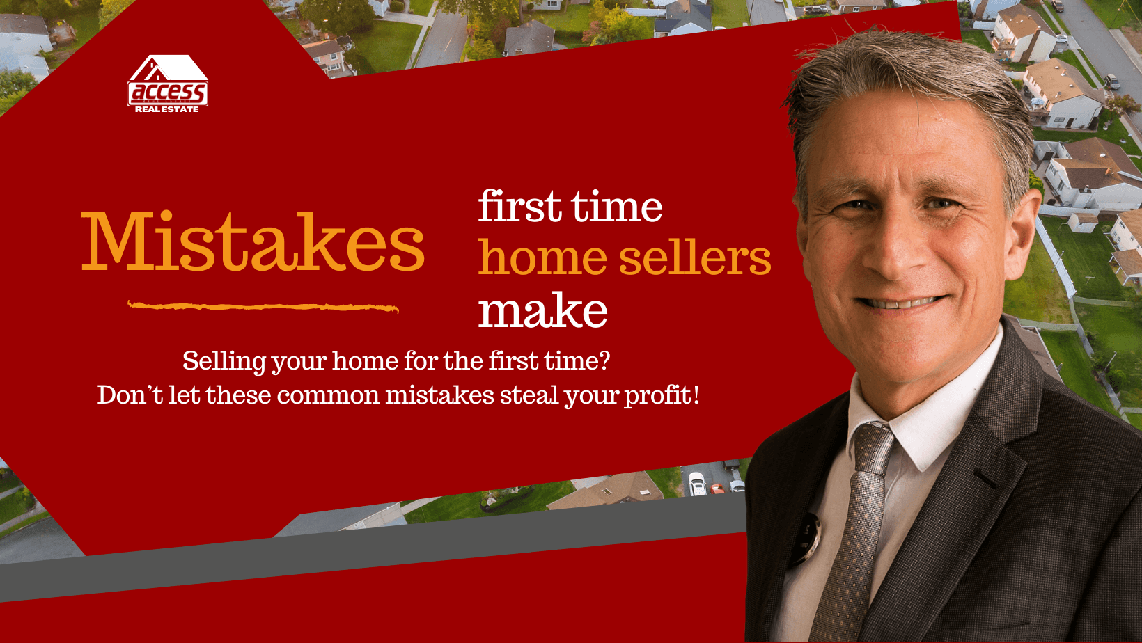 Mistakes First Time Home Sellers Make header image.