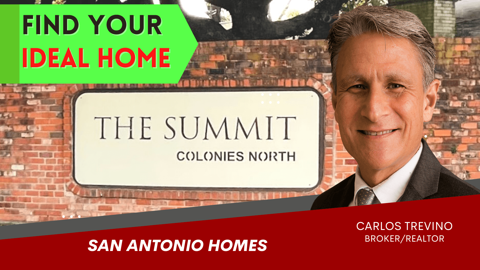 The Summit Colonies North 2022 | Find Your Ideal Home | San Antonio Real Estate header image.