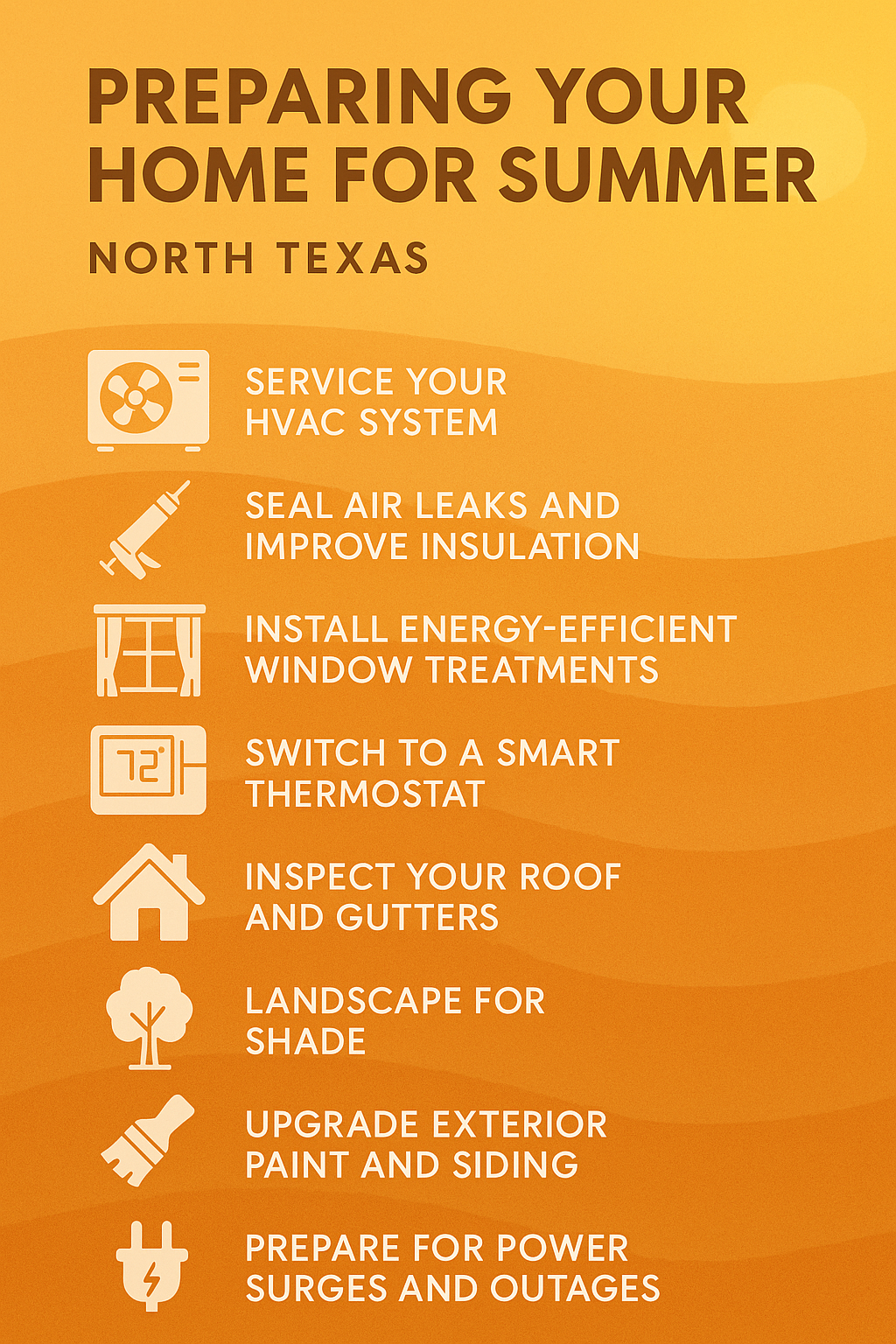 How to prepare home for summer