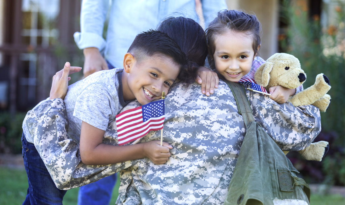 Military Child Quote: The Value of a Moment header image.