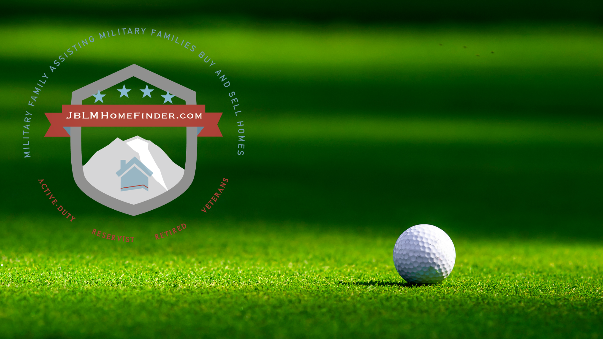 Golf Courses Near JBLM header image.