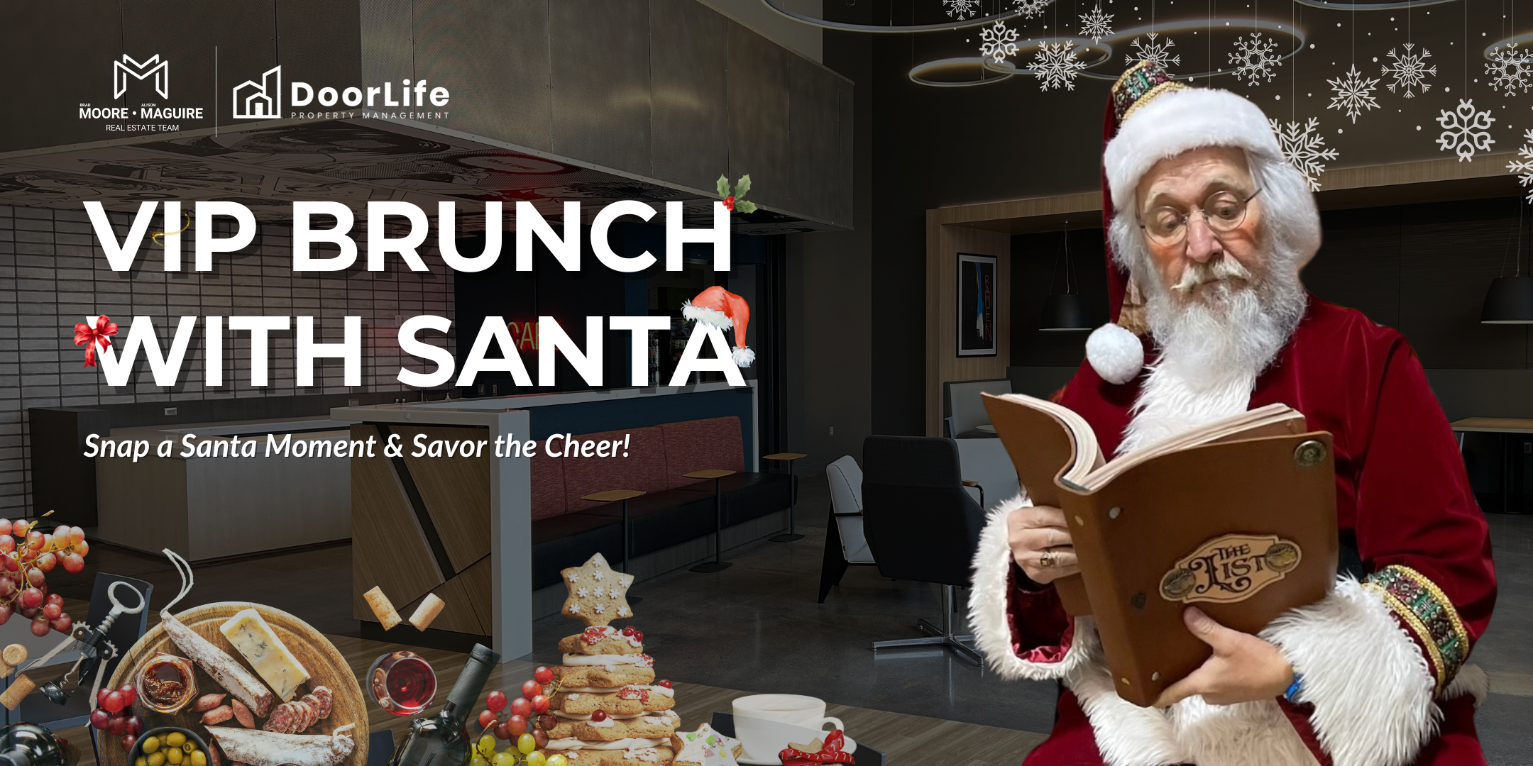 You're Invited: Join Us for a Magical VIP Brunch with Santa! header image.