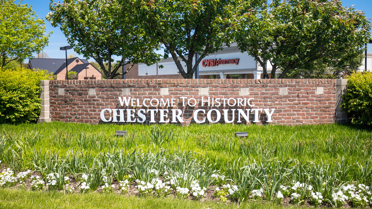 Top 5 Places in Chester County for Single-Income Homeowners header image.