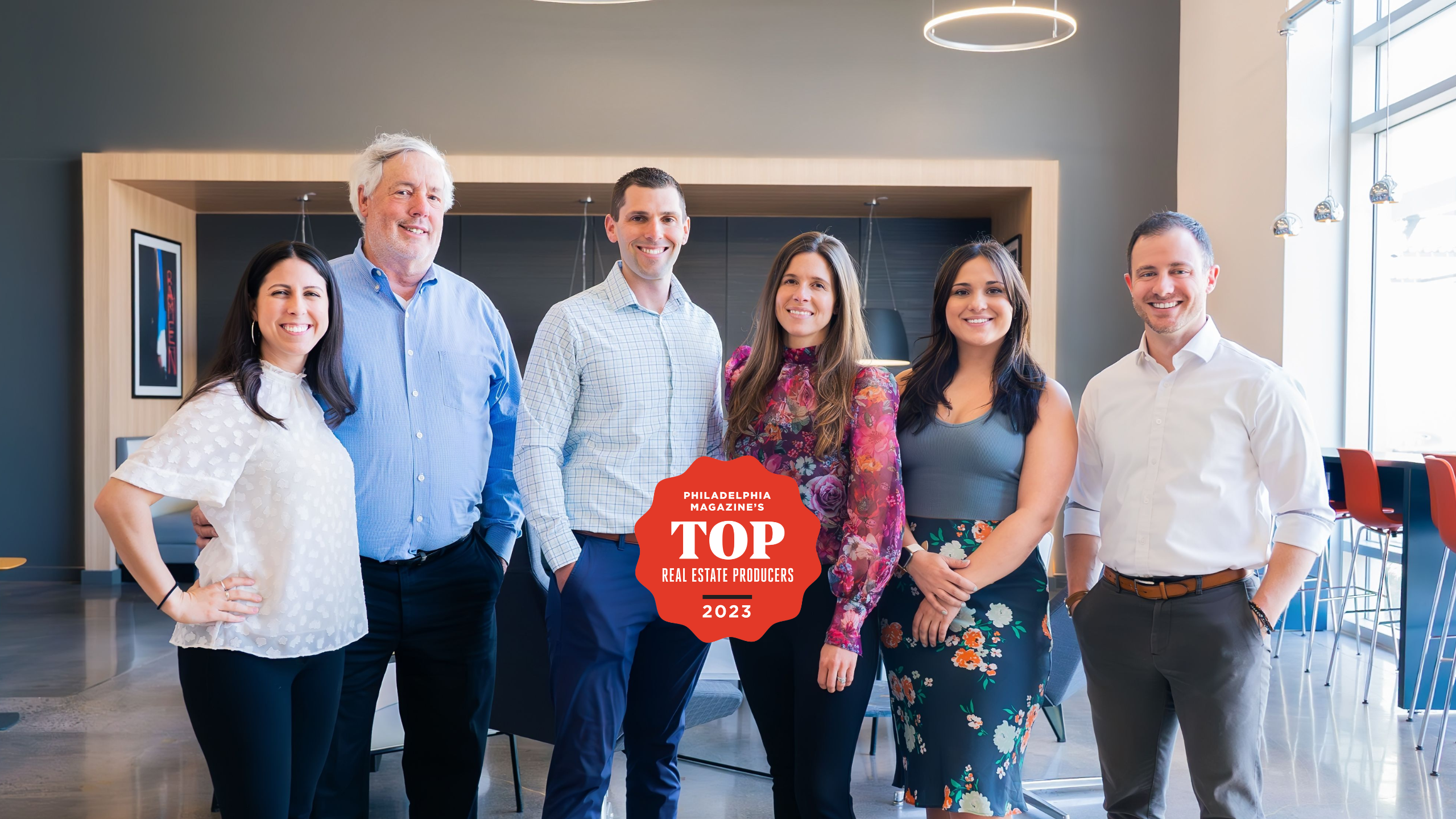 The Moore Maguire Real Estate Team Voted 2023 Top Real Estate Producers by Philadelphia Magazine header image.