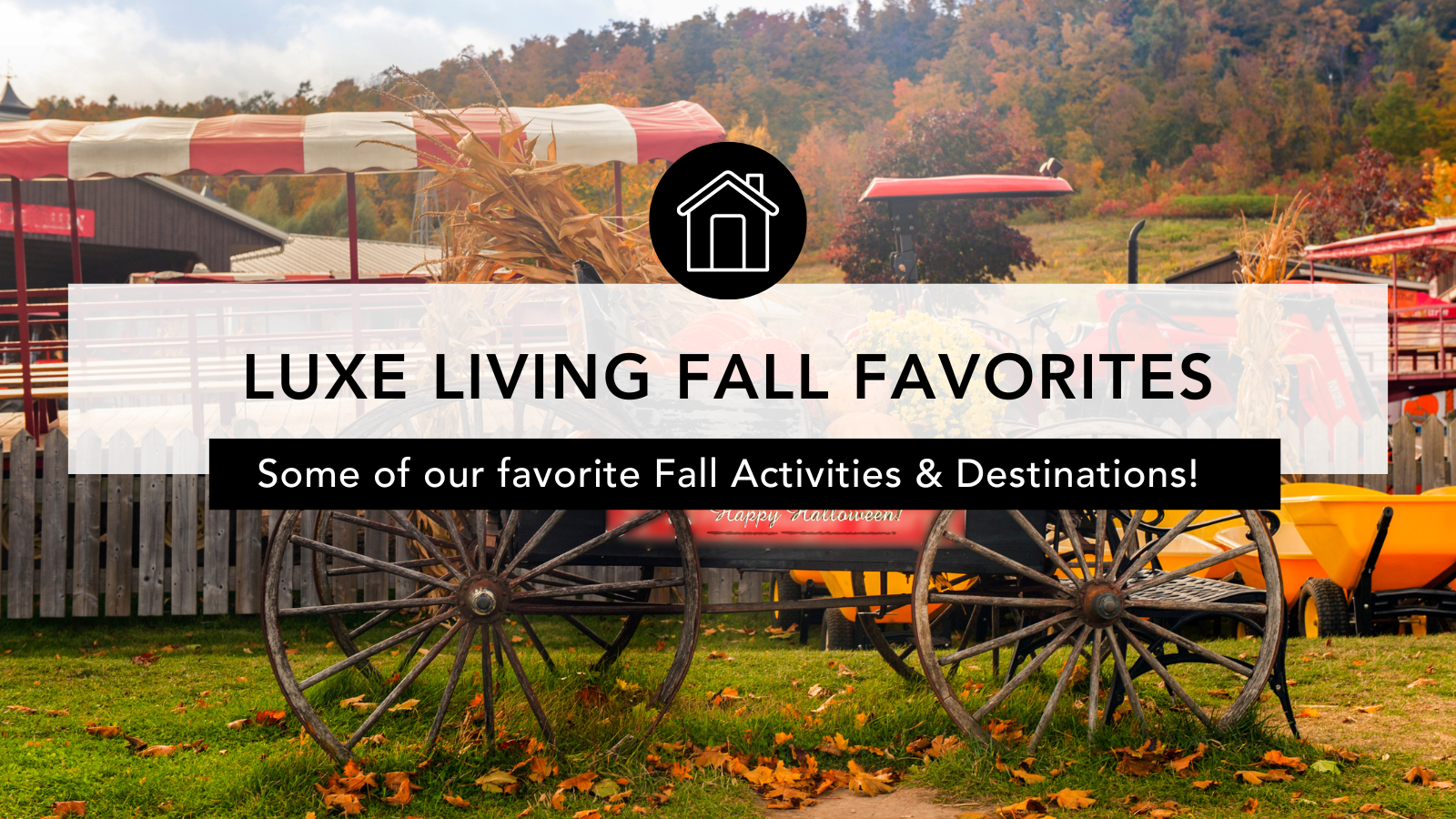 Luxe Living Fall Favorites header image.